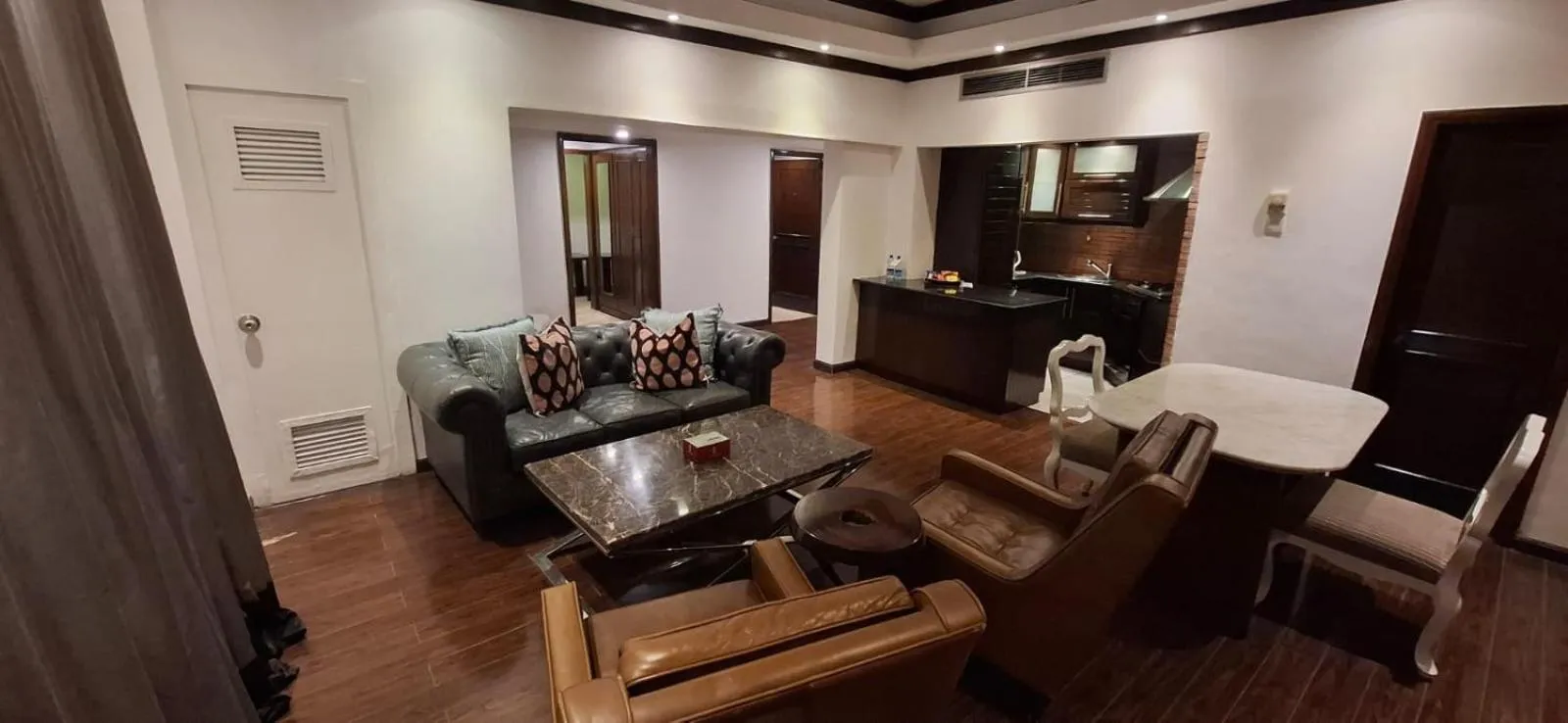 Seating area in Hotel Margala