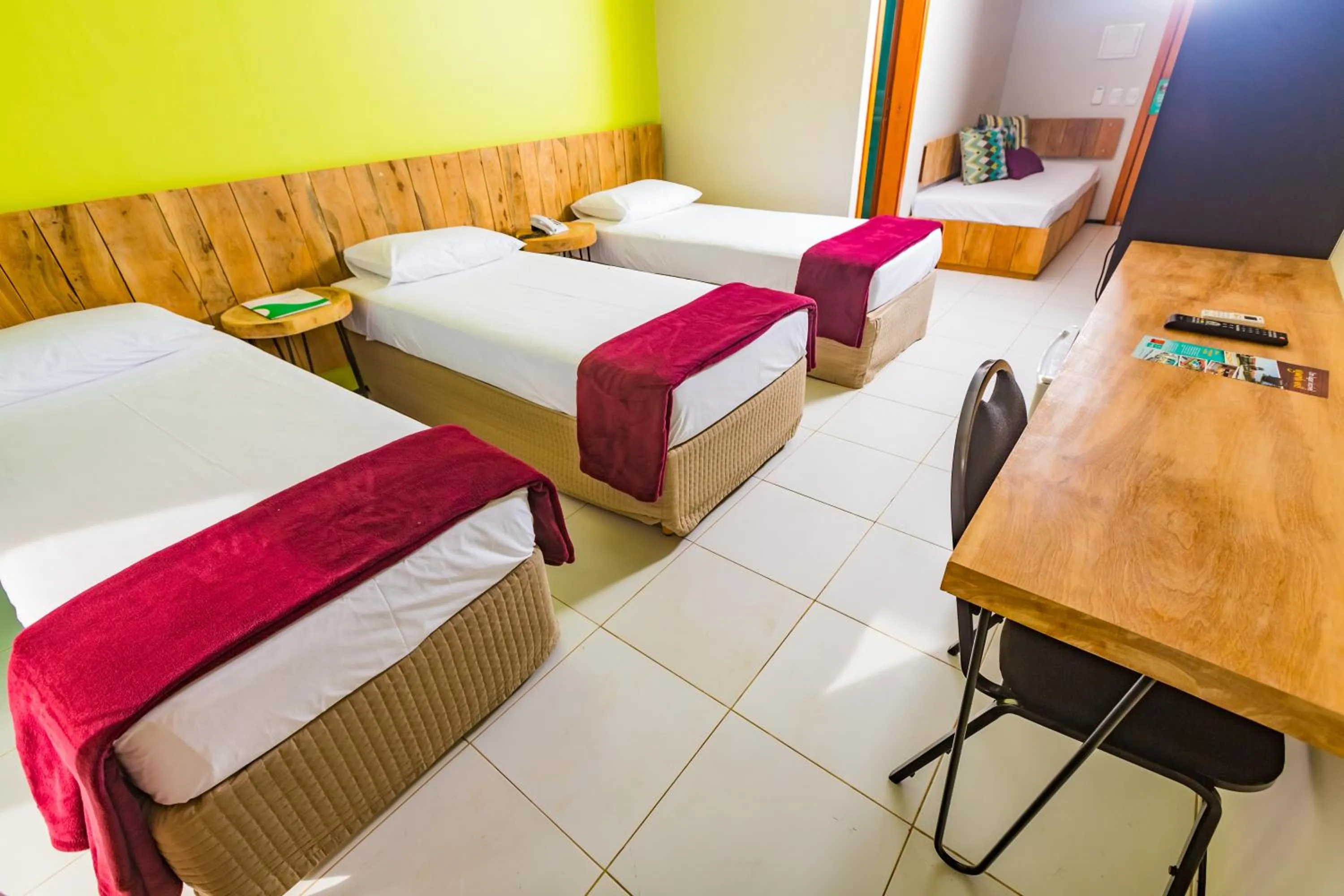 Bed in Arrey Beach Hotel