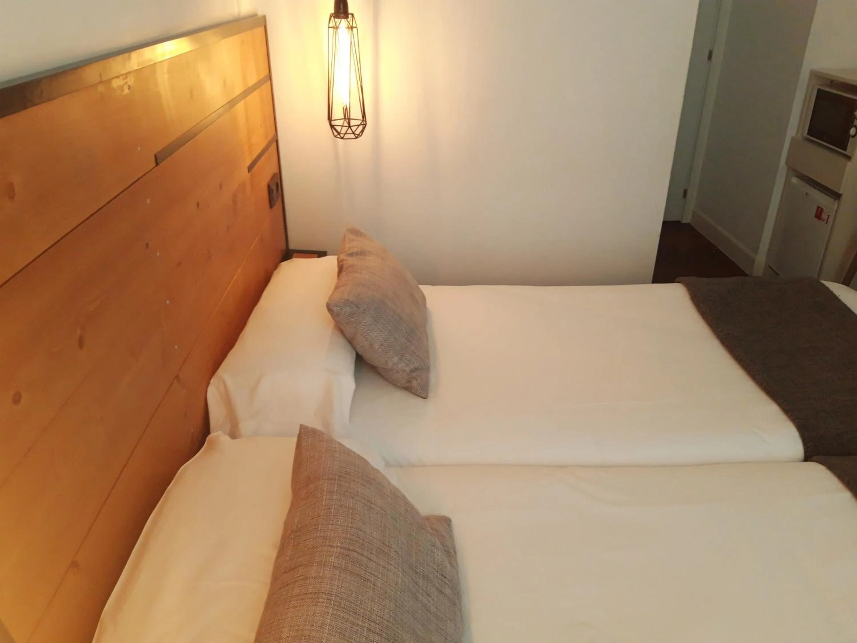 Balcony/Terrace, Bed in Pensión La Perla