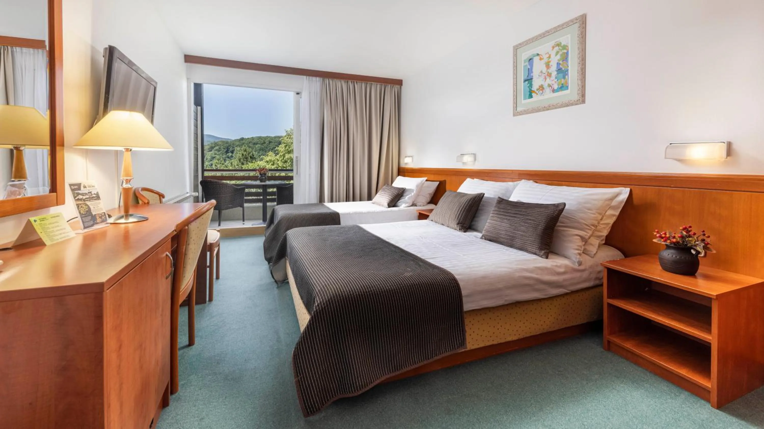 Bedroom, Bed in Hotel Jezero - Plitvice Lakes National Park