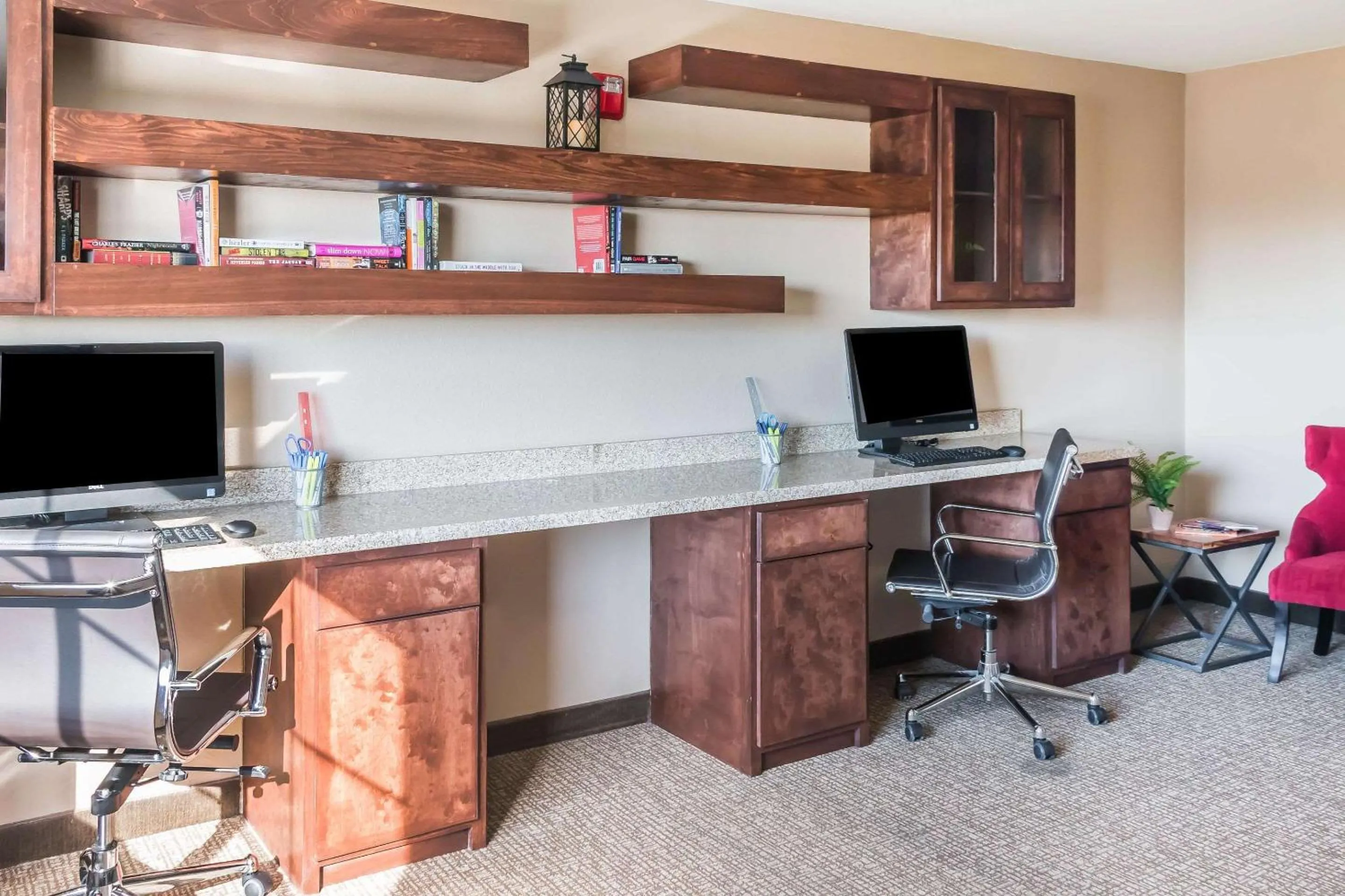 On site in MainStay Suites Edinburg South