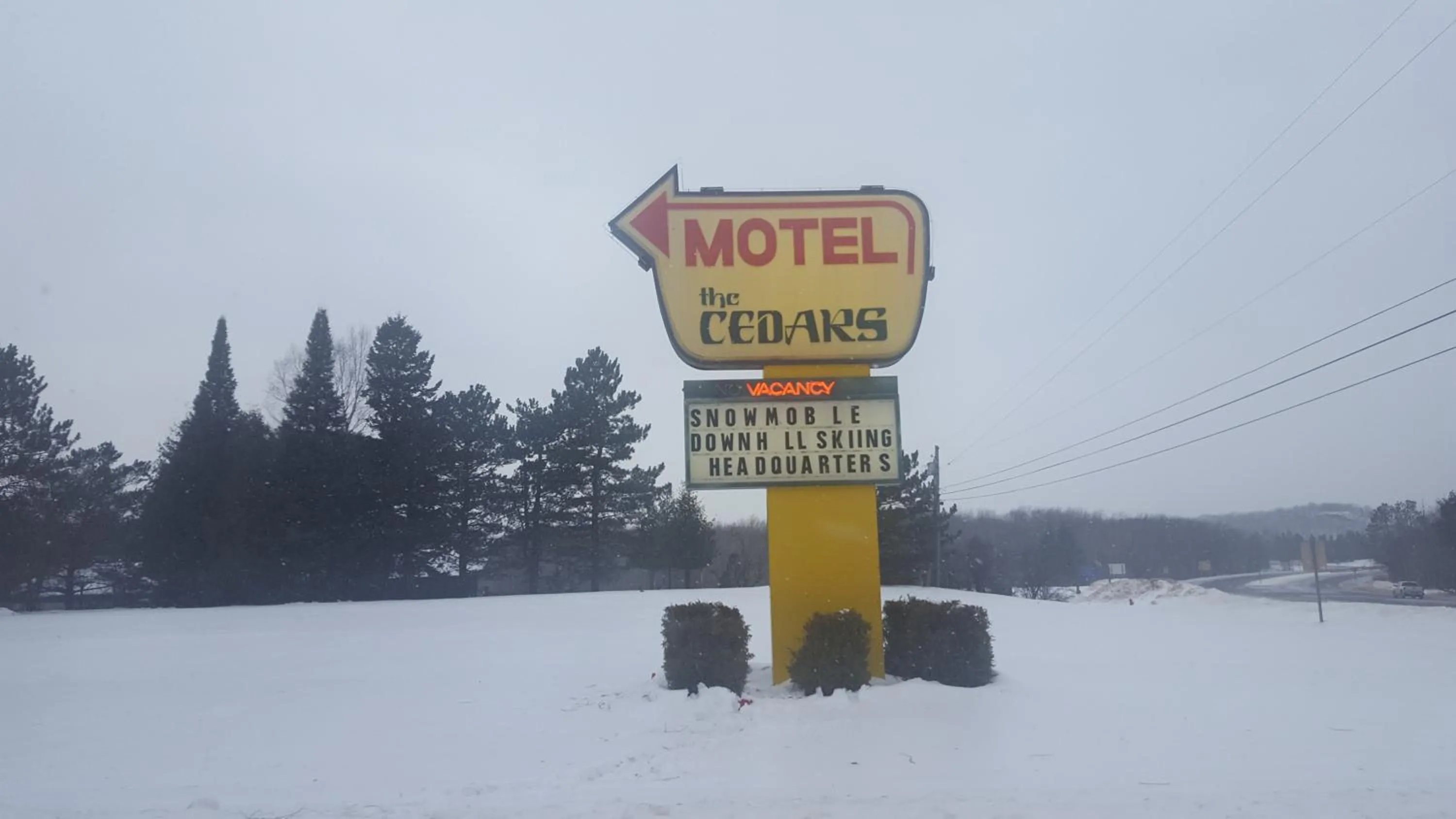 Property building in Cedars Motel