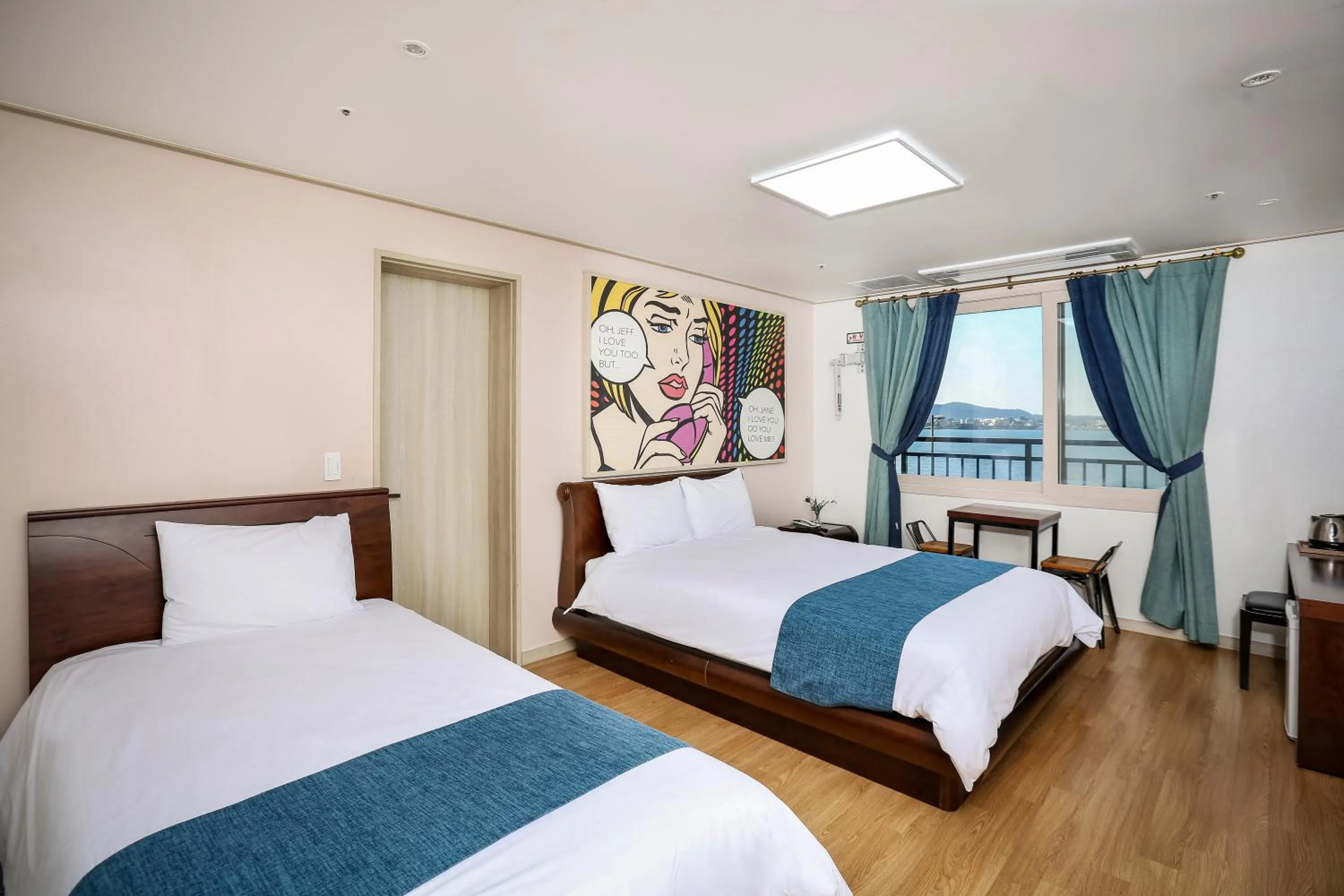 Bed in Hu An Stay Hotel