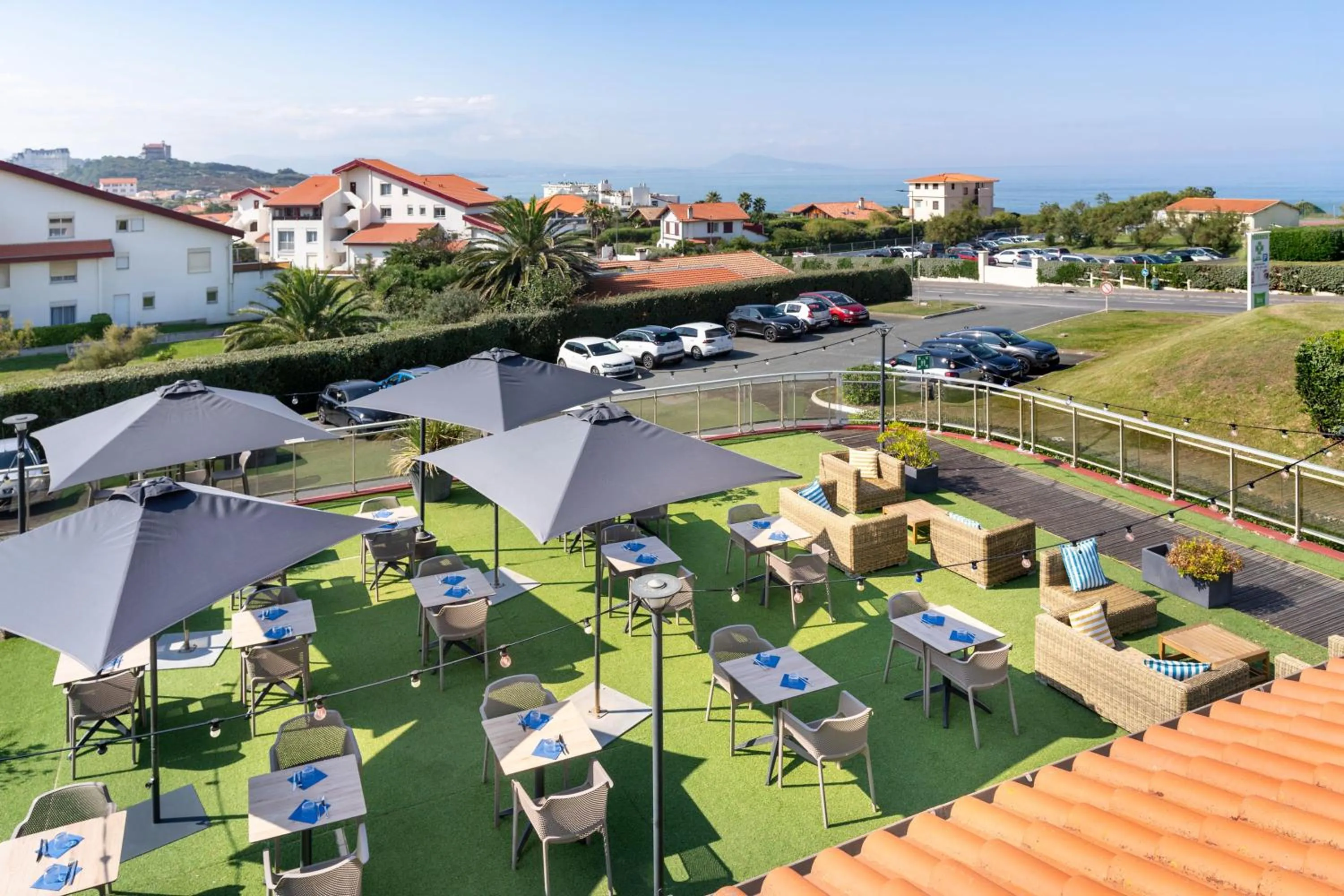 Patio in ibis Styles Biarritz Plage
