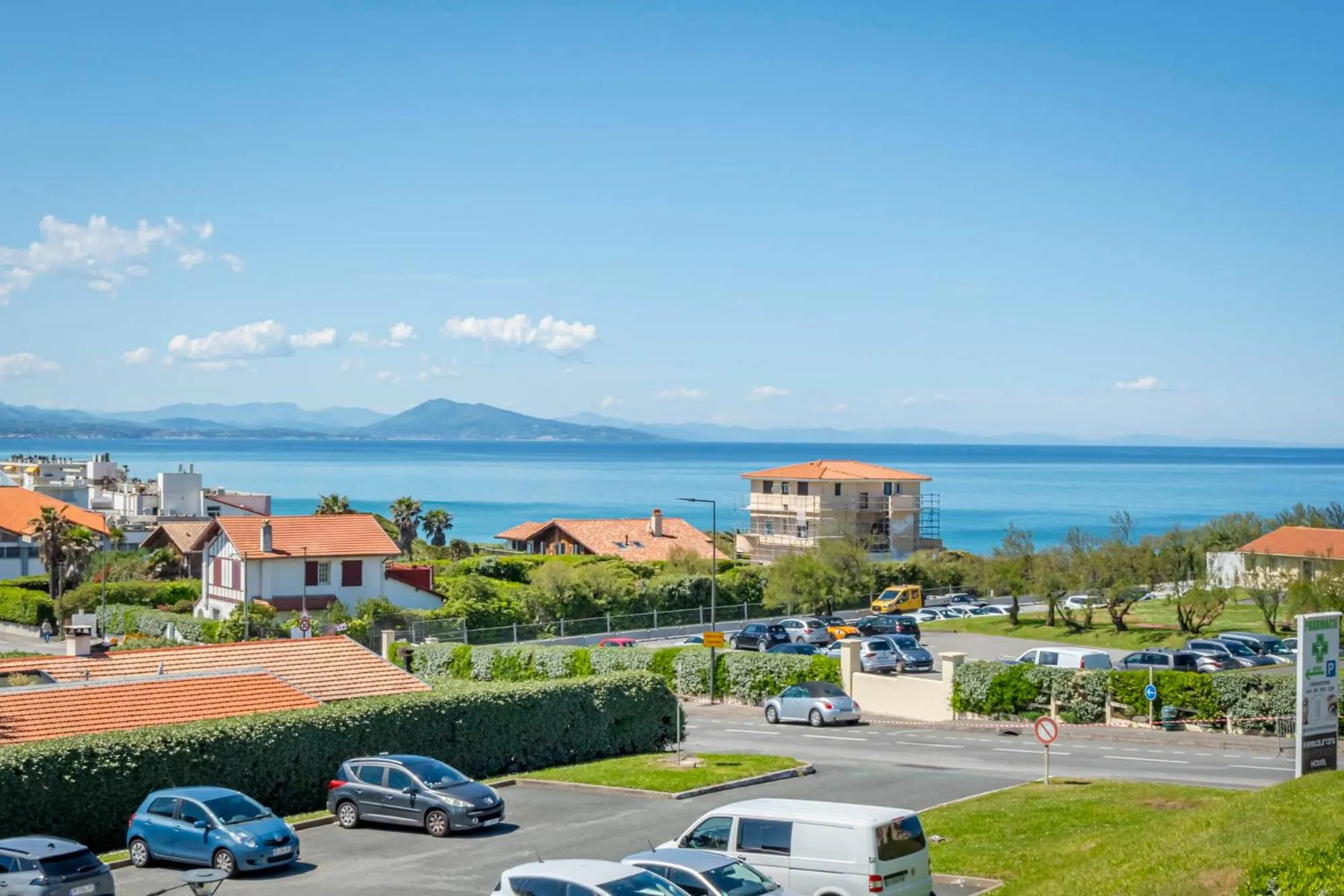 Sea view in ibis Styles Biarritz Plage
