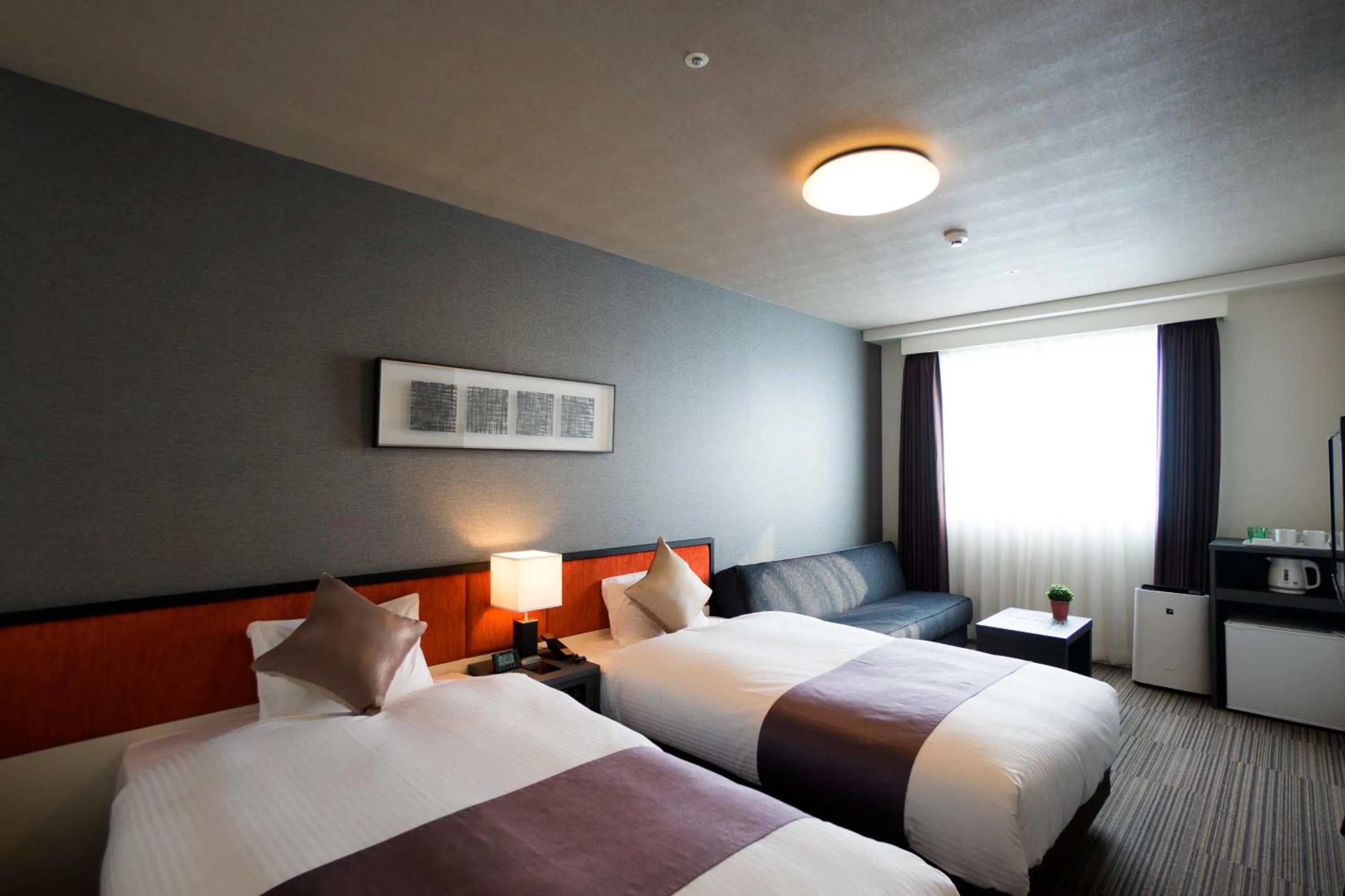 Bedroom, Bed in Hotel La'gent Plaza Hakodate Hokuto