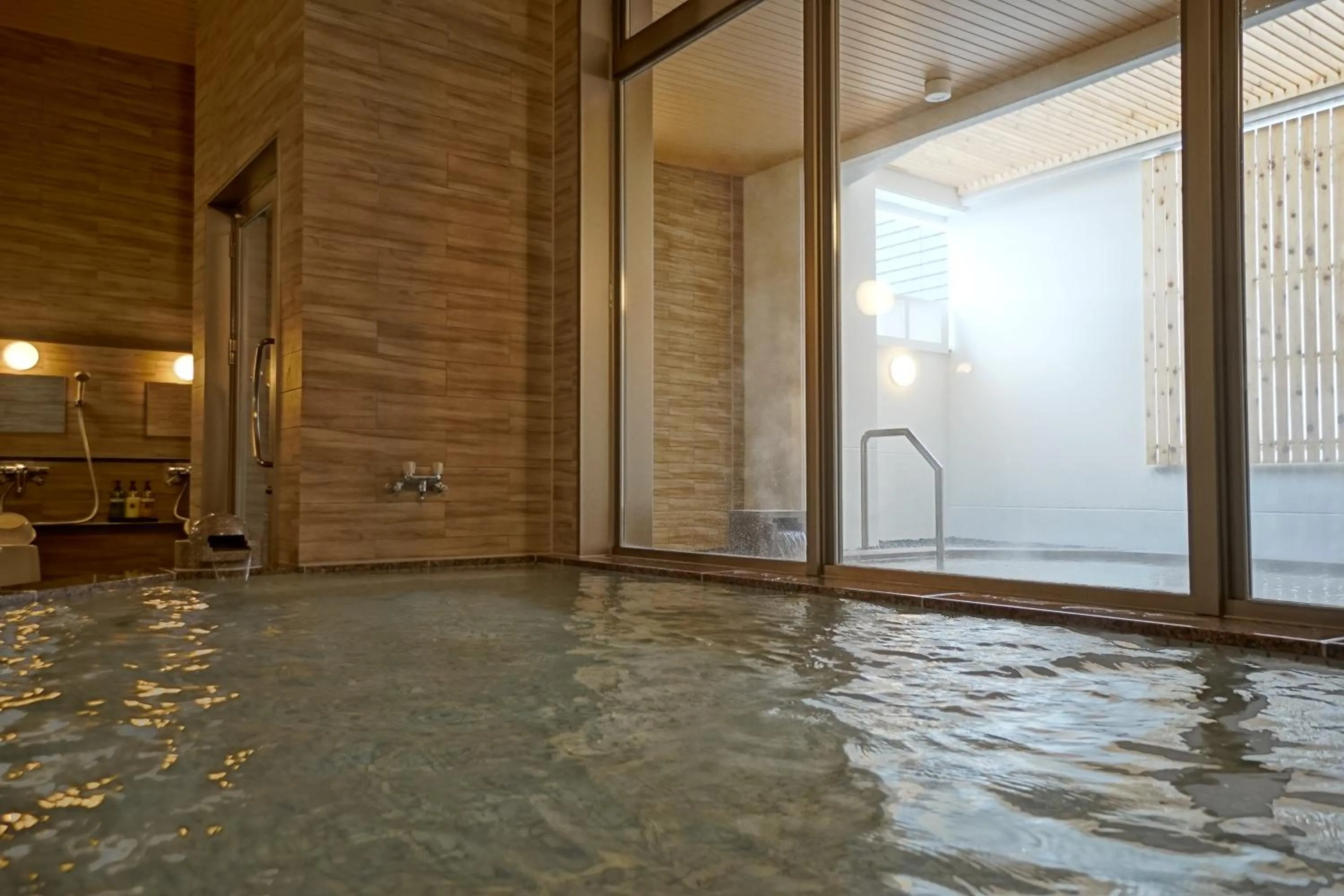 Hot Spring Bath in Hotel La'gent Plaza Hakodate Hokuto