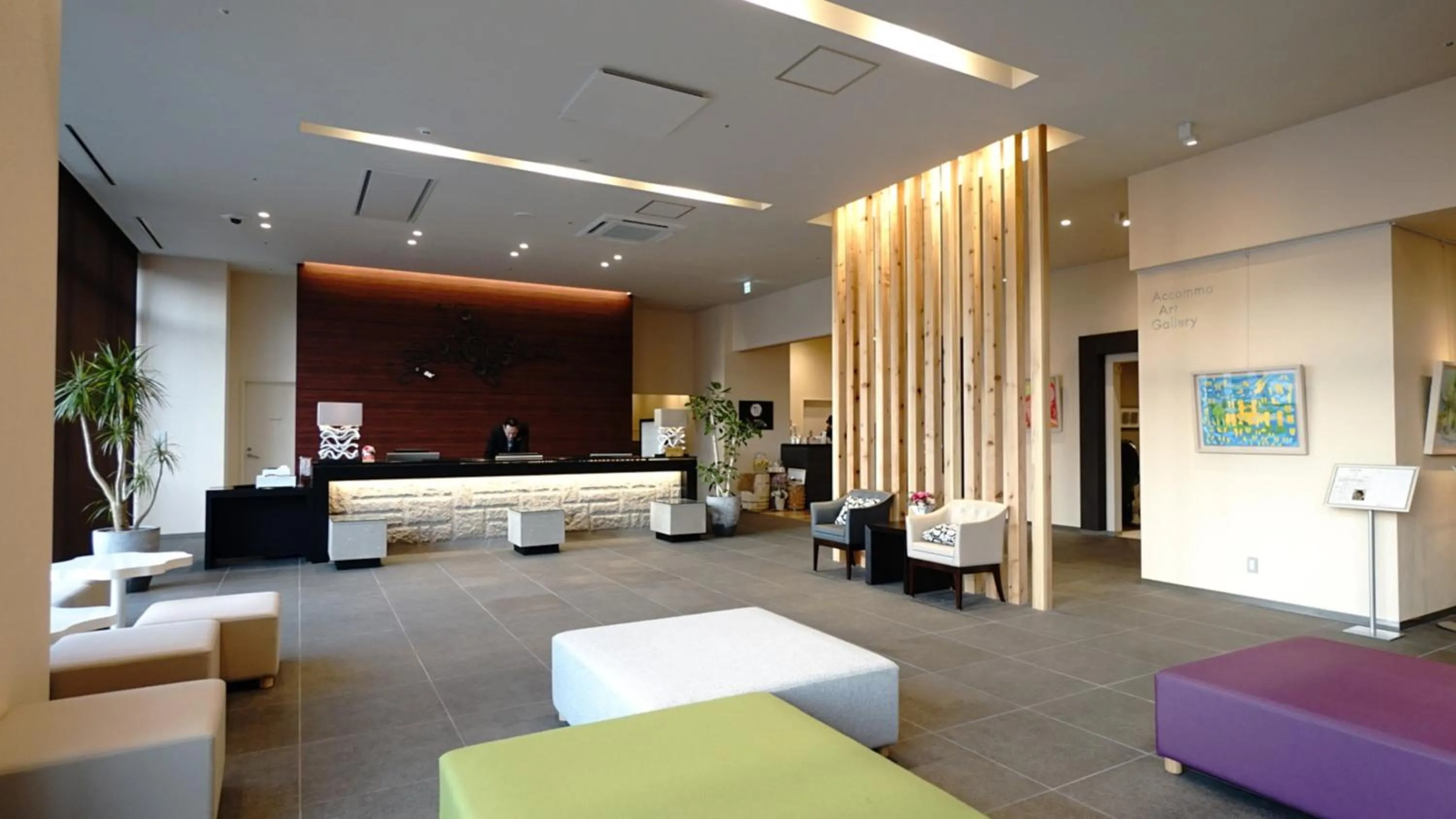 Lobby or reception in Hotel La'gent Plaza Hakodate Hokuto