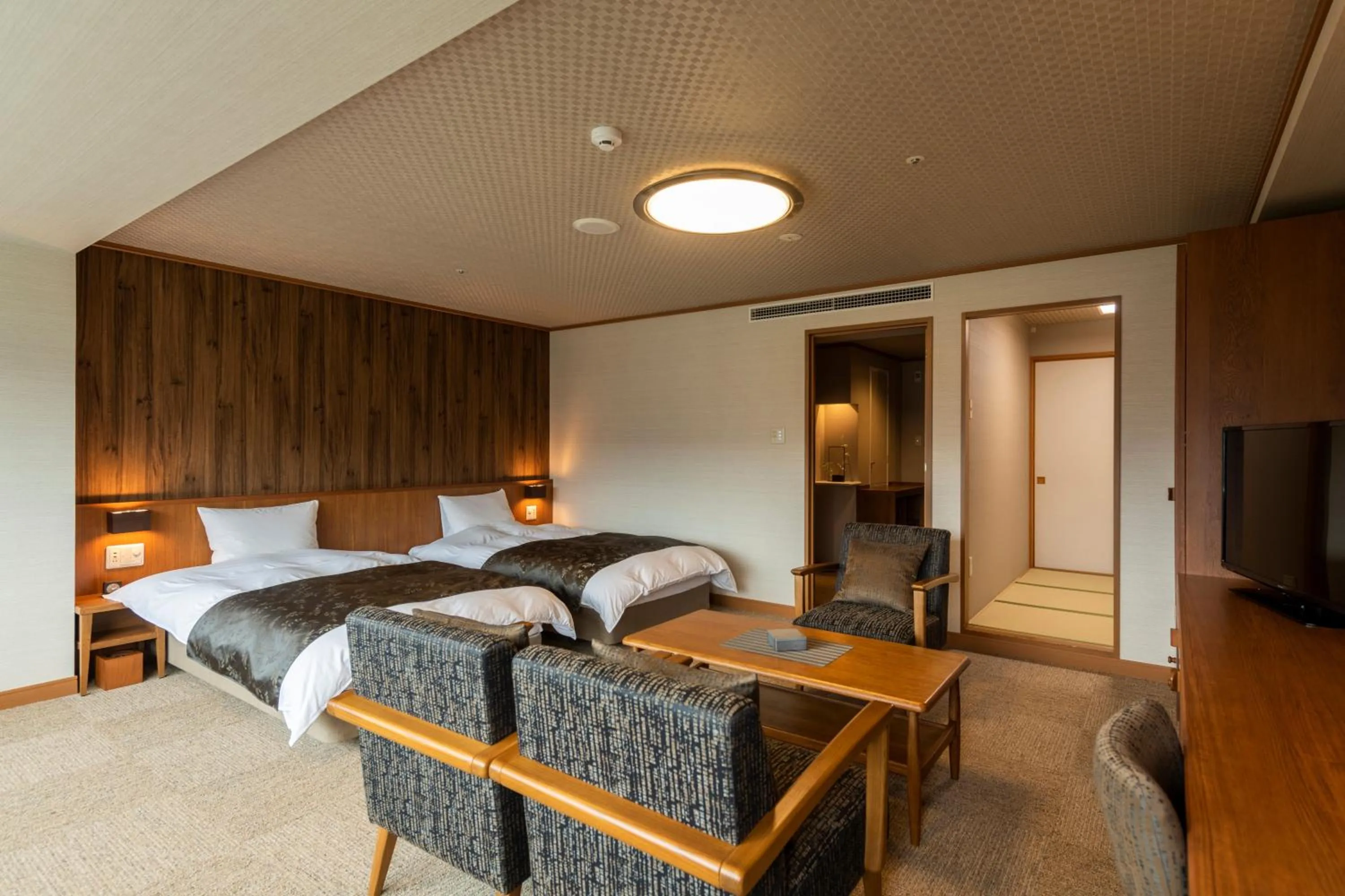 Photo of the whole room, Bed in Yumoto Kissho