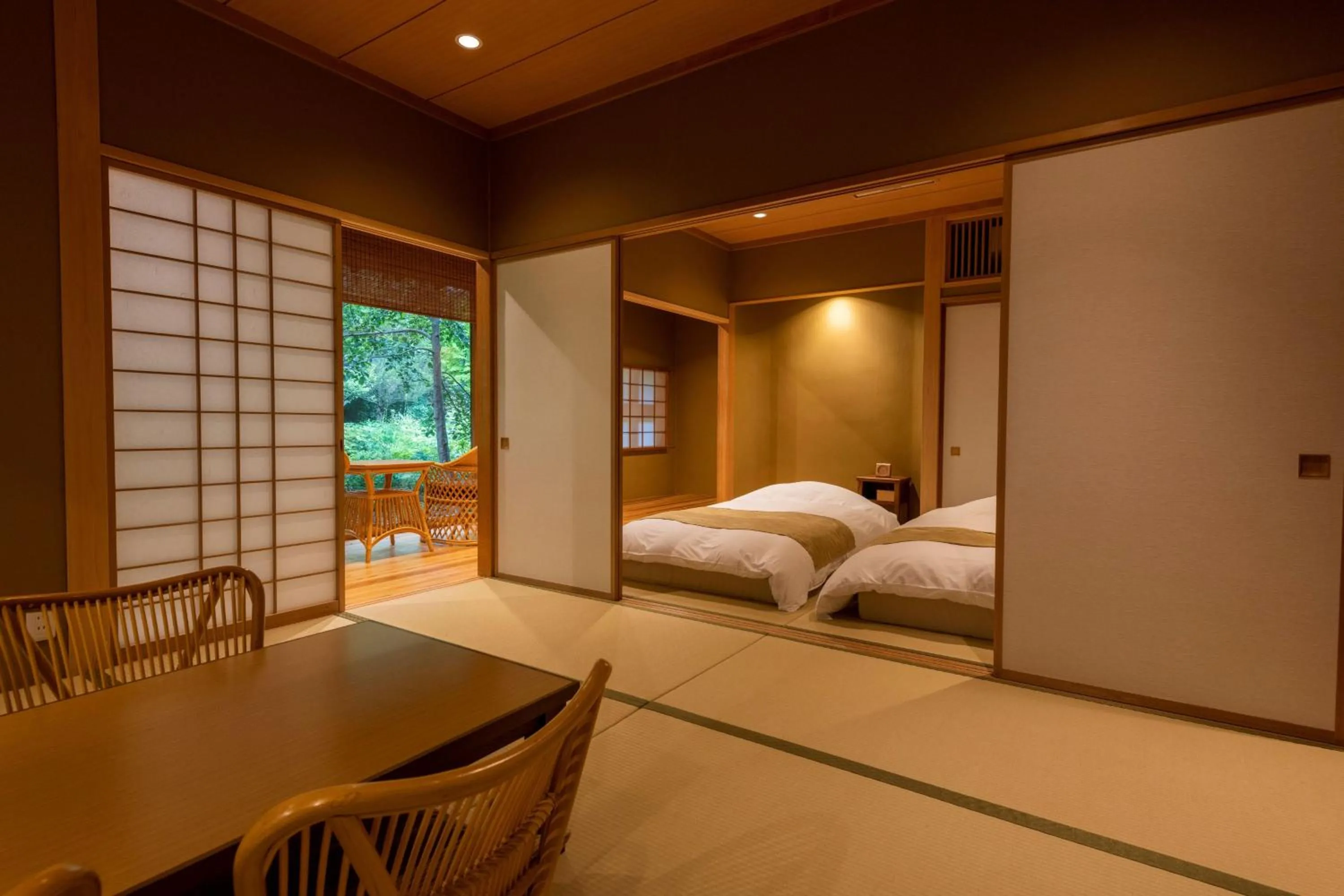 Photo of the whole room, Bed in Yumoto Kissho