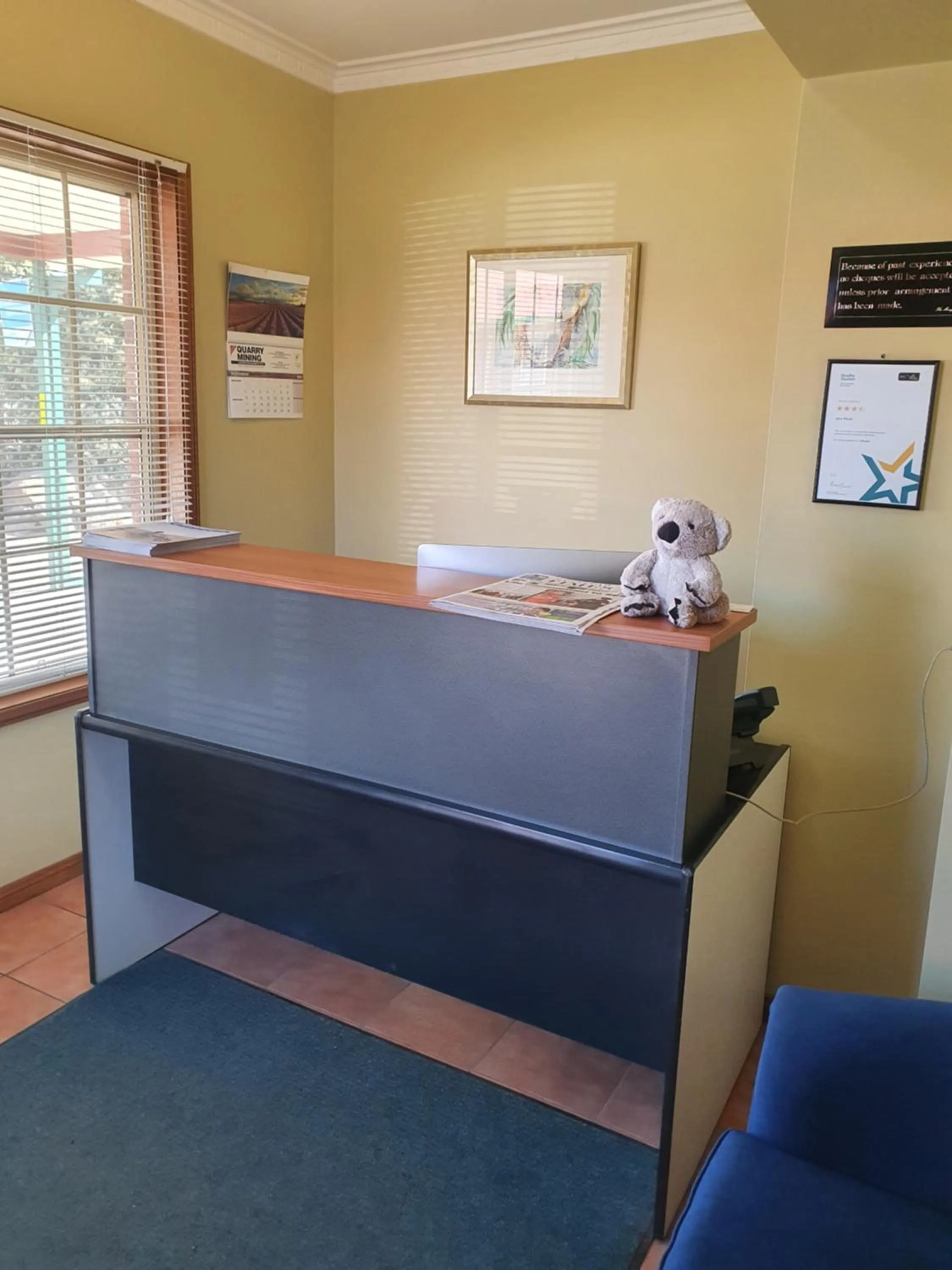 Lobby or reception in Alyn Motel