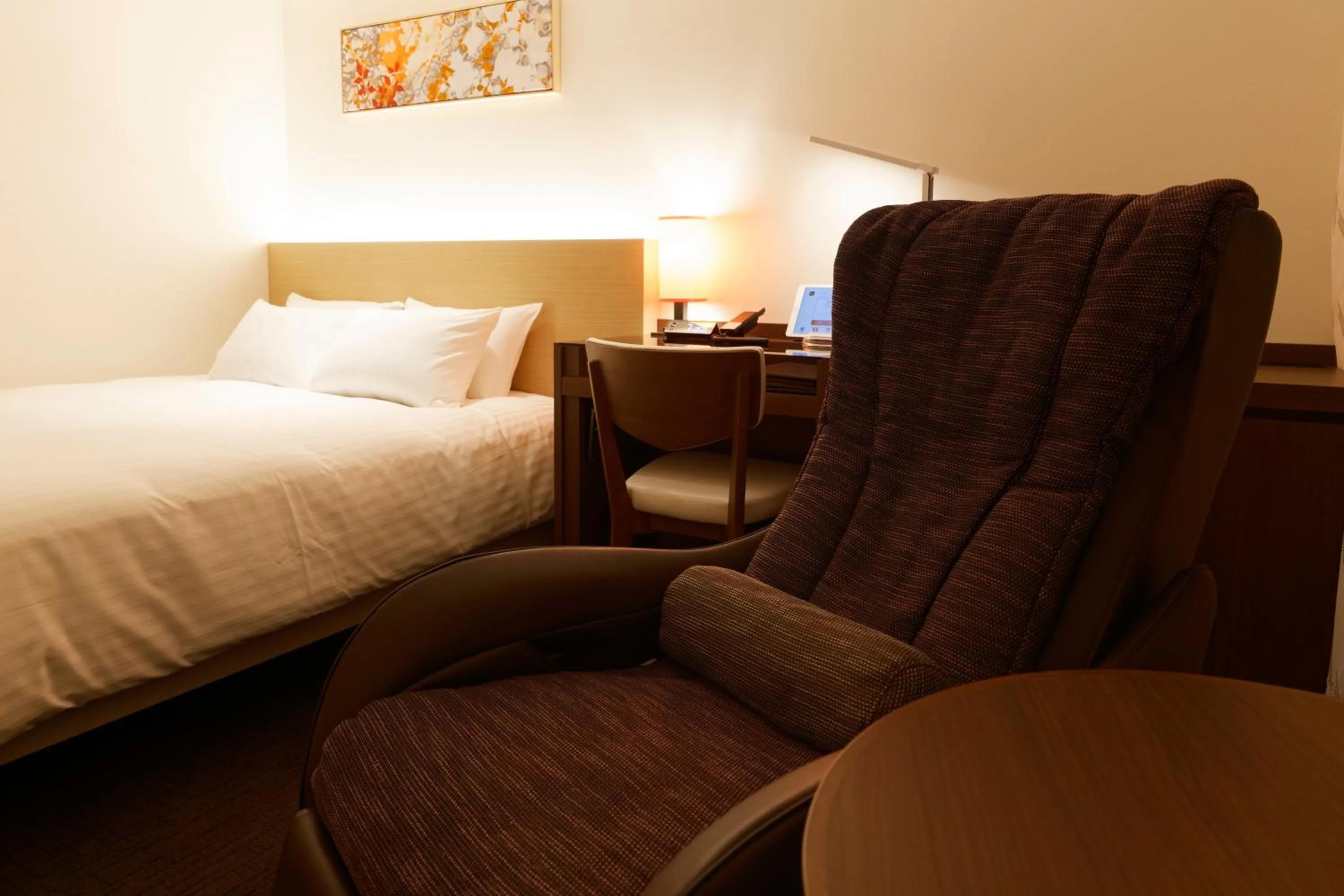 Photo of the whole room, Bed in HOTEL FORZA HAKATA-GUCHI
