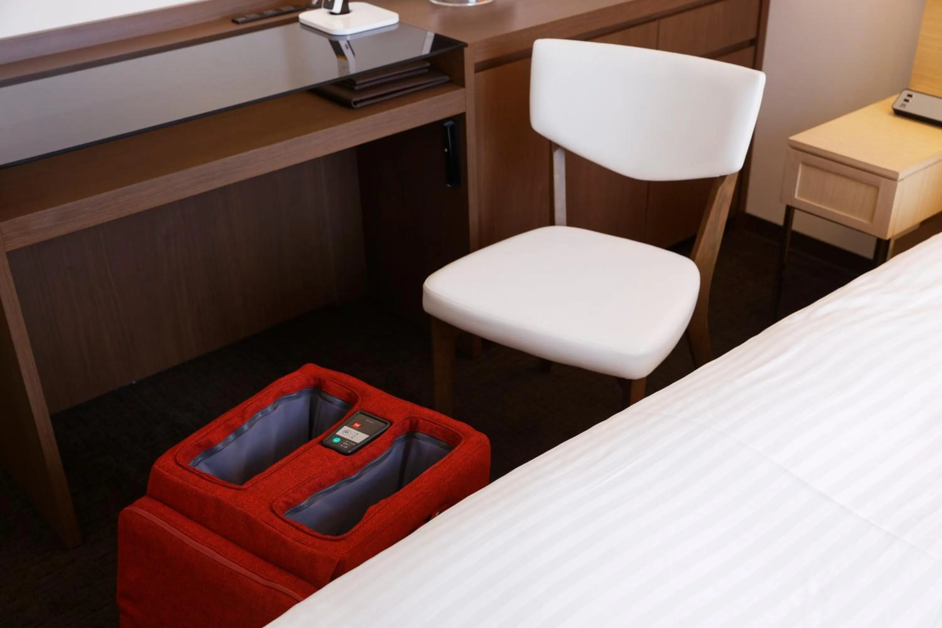 Photo of the whole room, Bed in HOTEL FORZA HAKATA-GUCHI