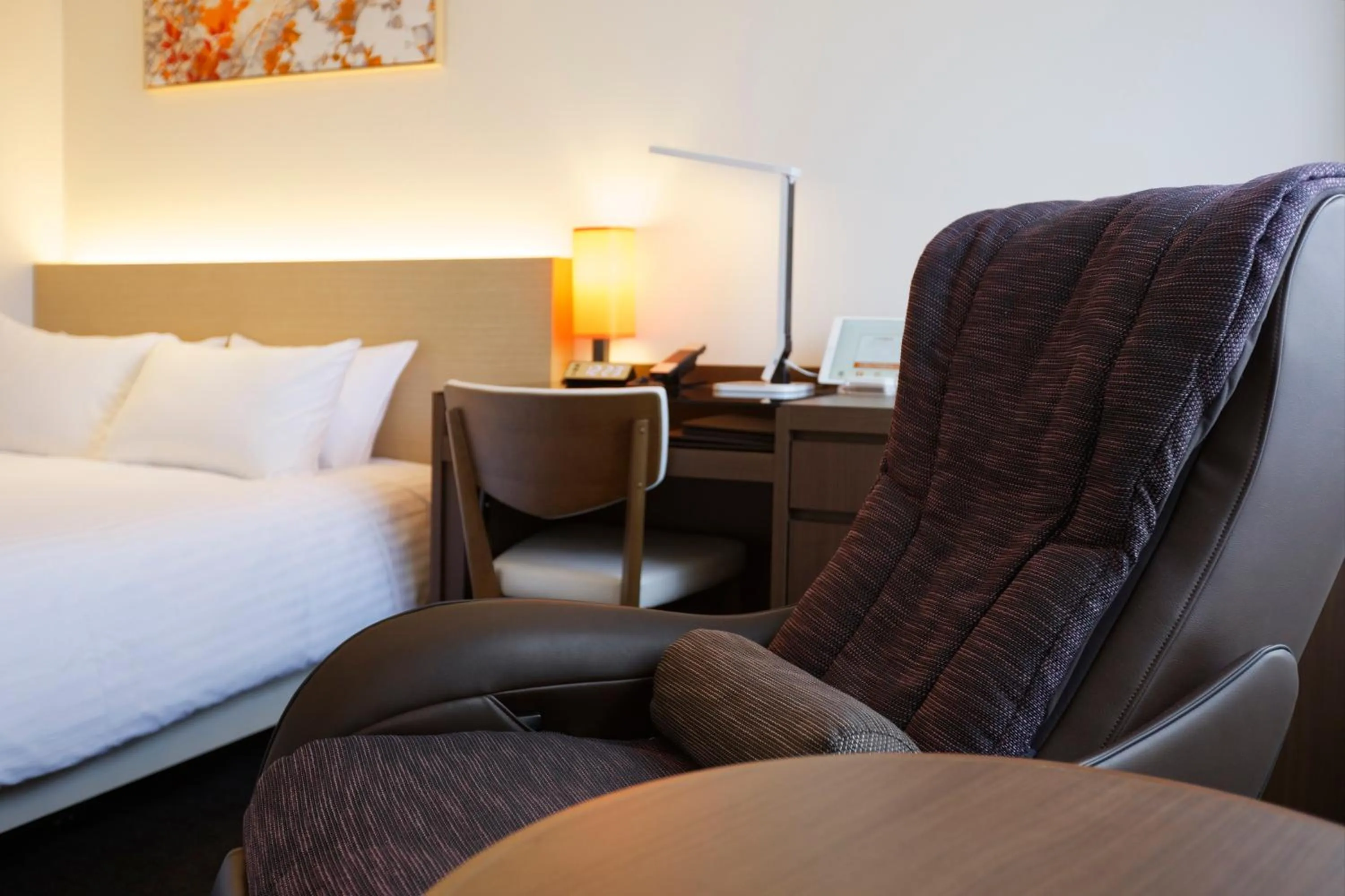 Photo of the whole room, Bed in HOTEL FORZA HAKATA-GUCHI