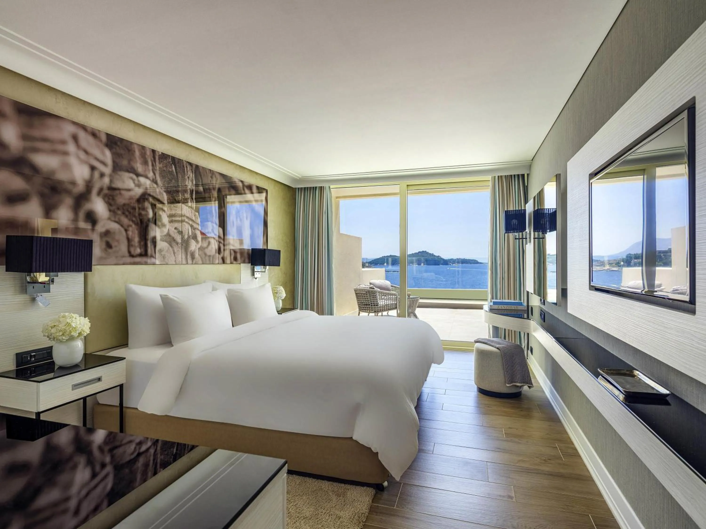 Bedroom, Bed in Rixos Premium Dubrovnik