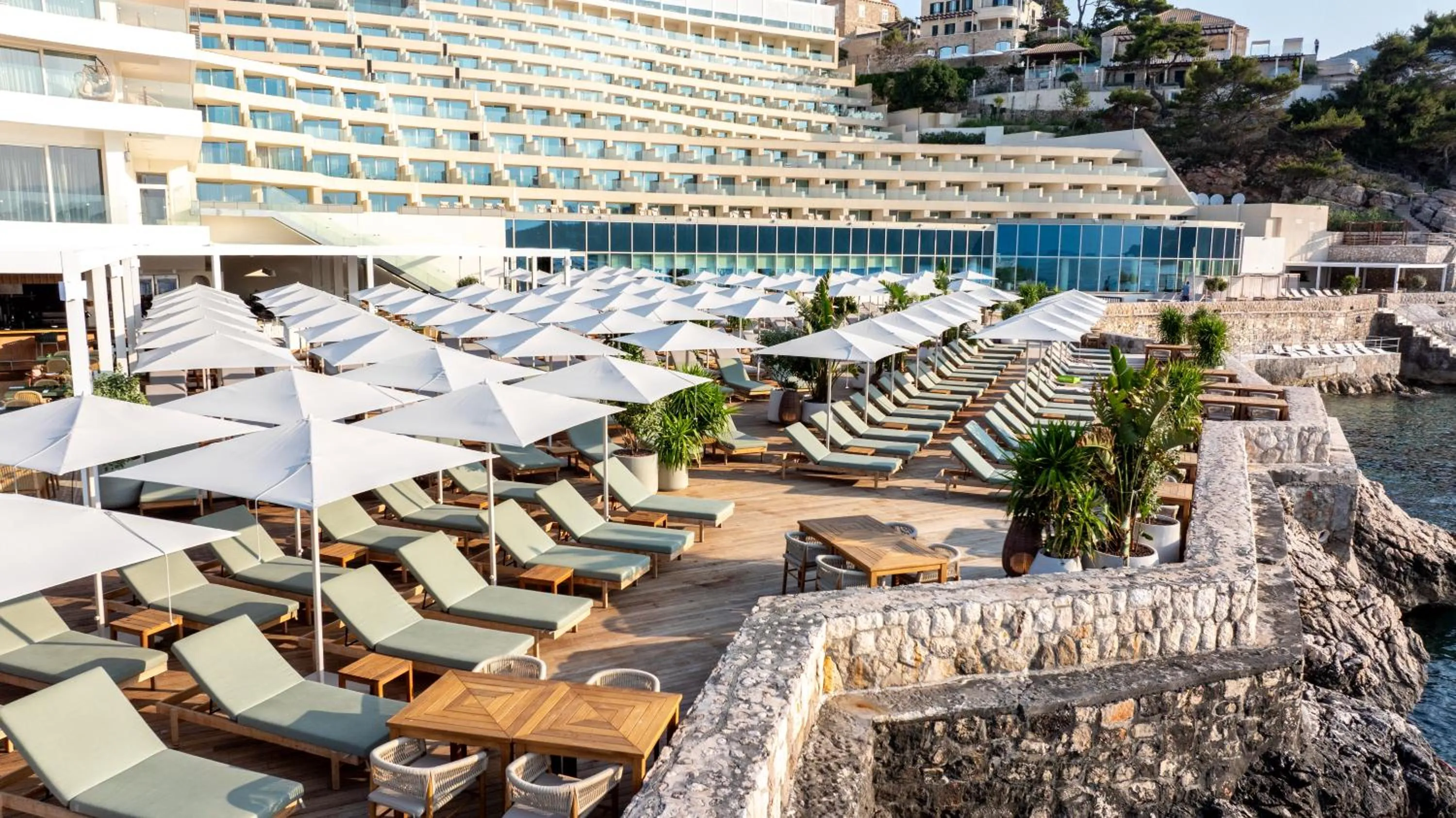 Beach in Rixos Premium Dubrovnik