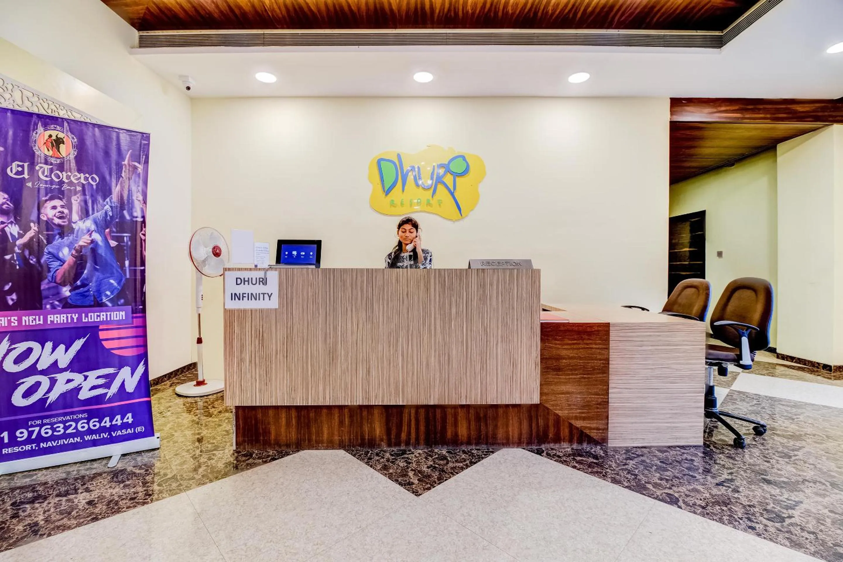 Property logo or sign in Dhuri Resort