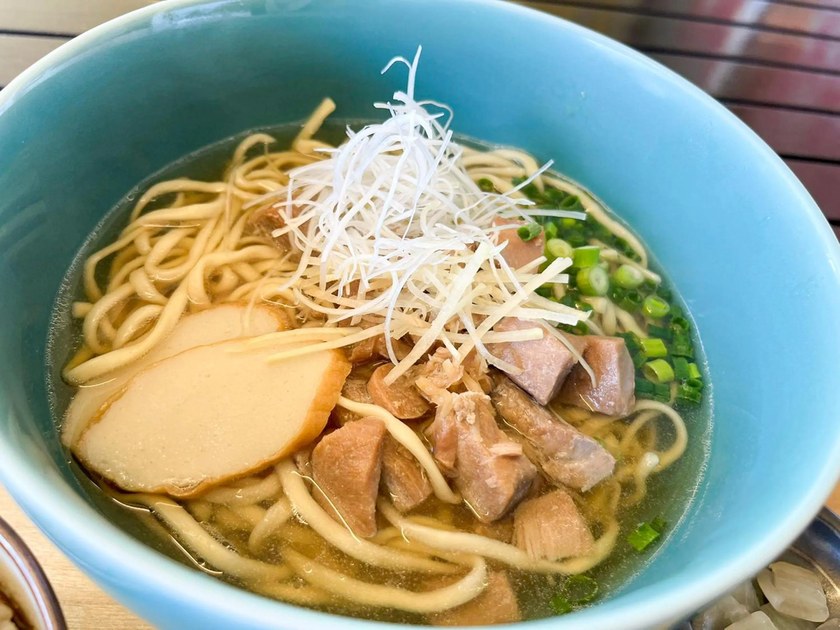 Food close-up in Tokashiku Marine Villege