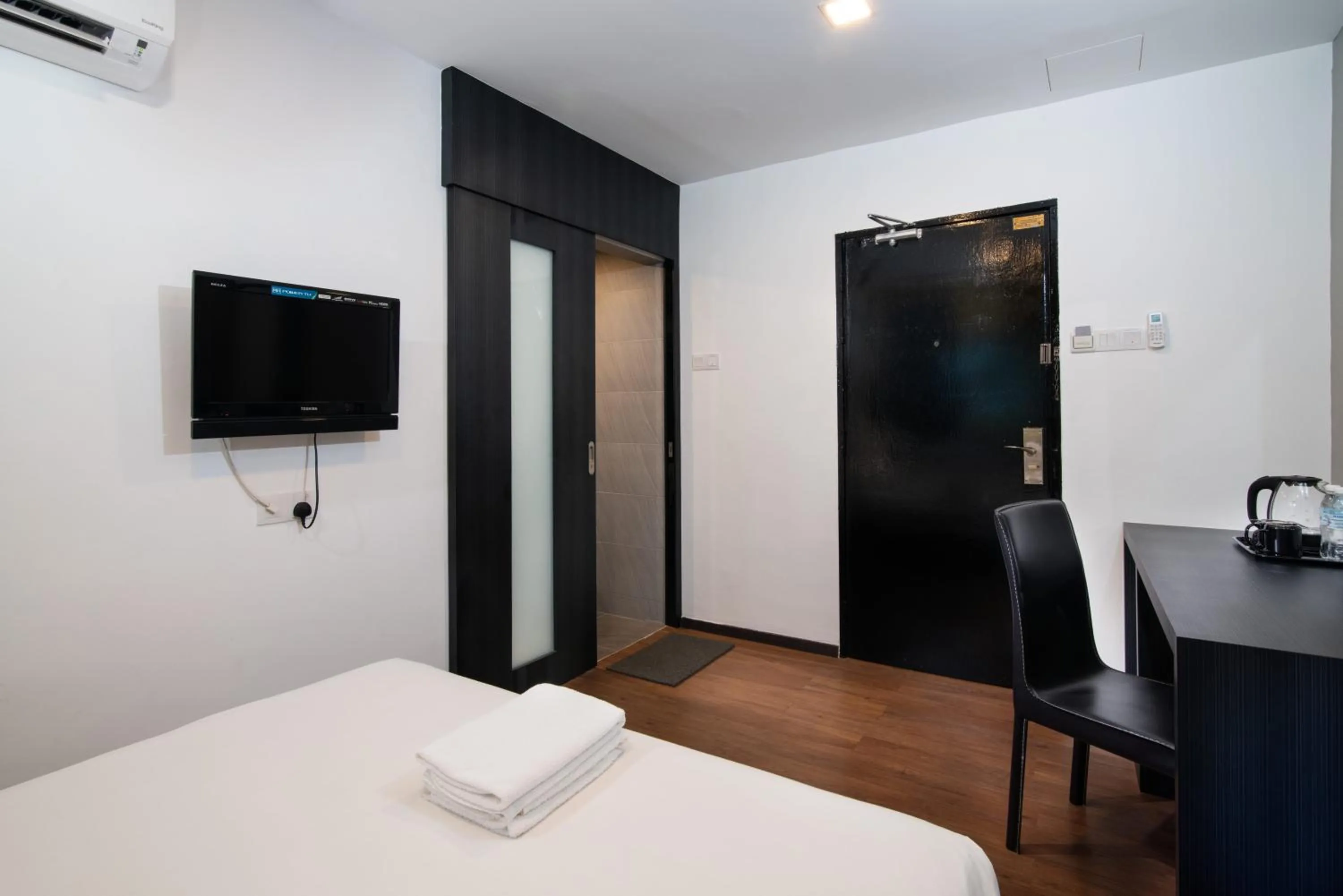 Bed in Hotel Waterfall