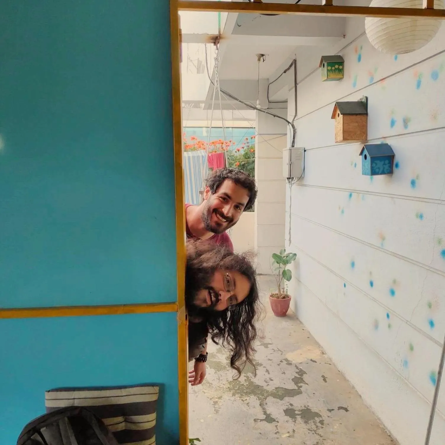 Balcony/Terrace in The Little Blue Window Hostel