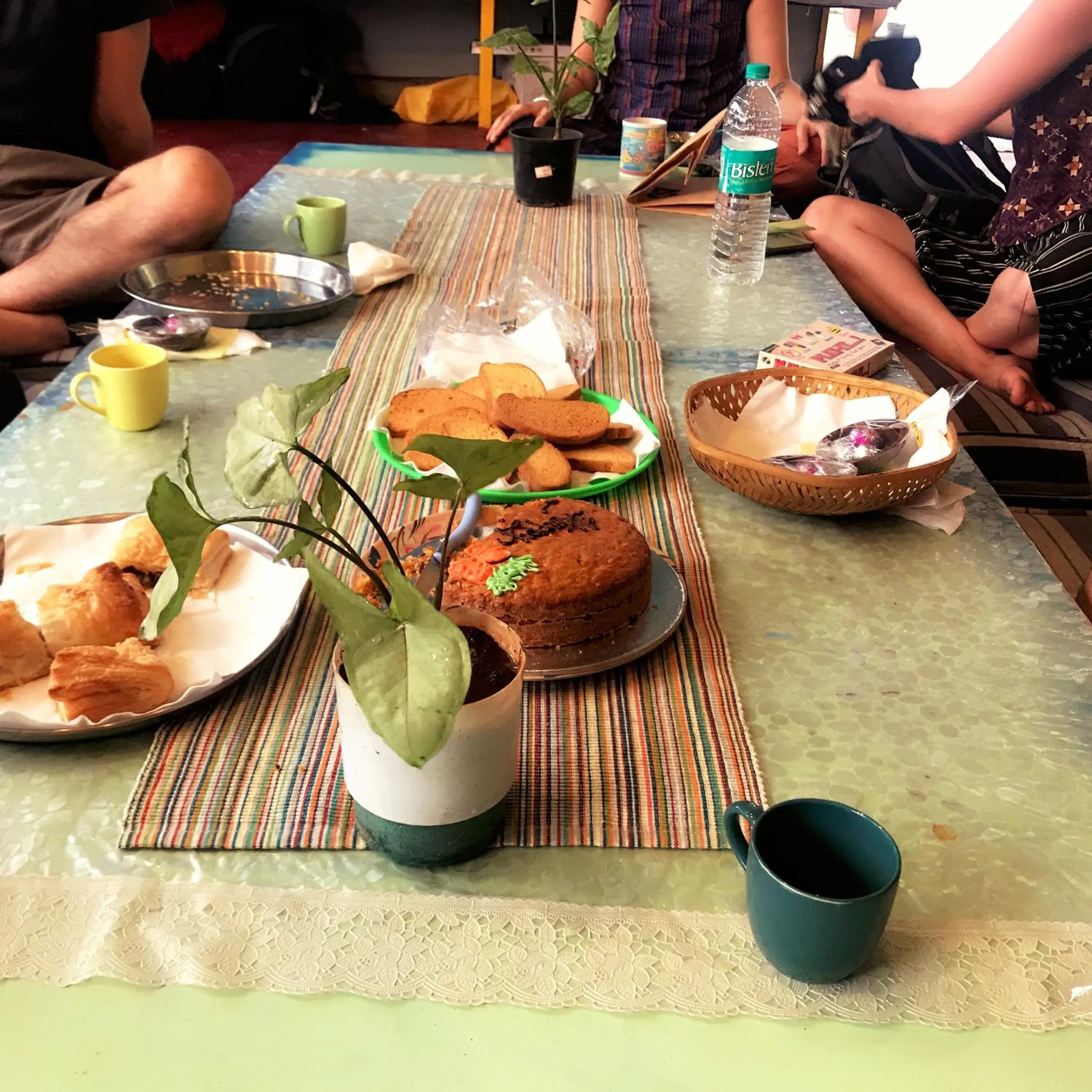 Food close-up in The Little Blue Window Hostel