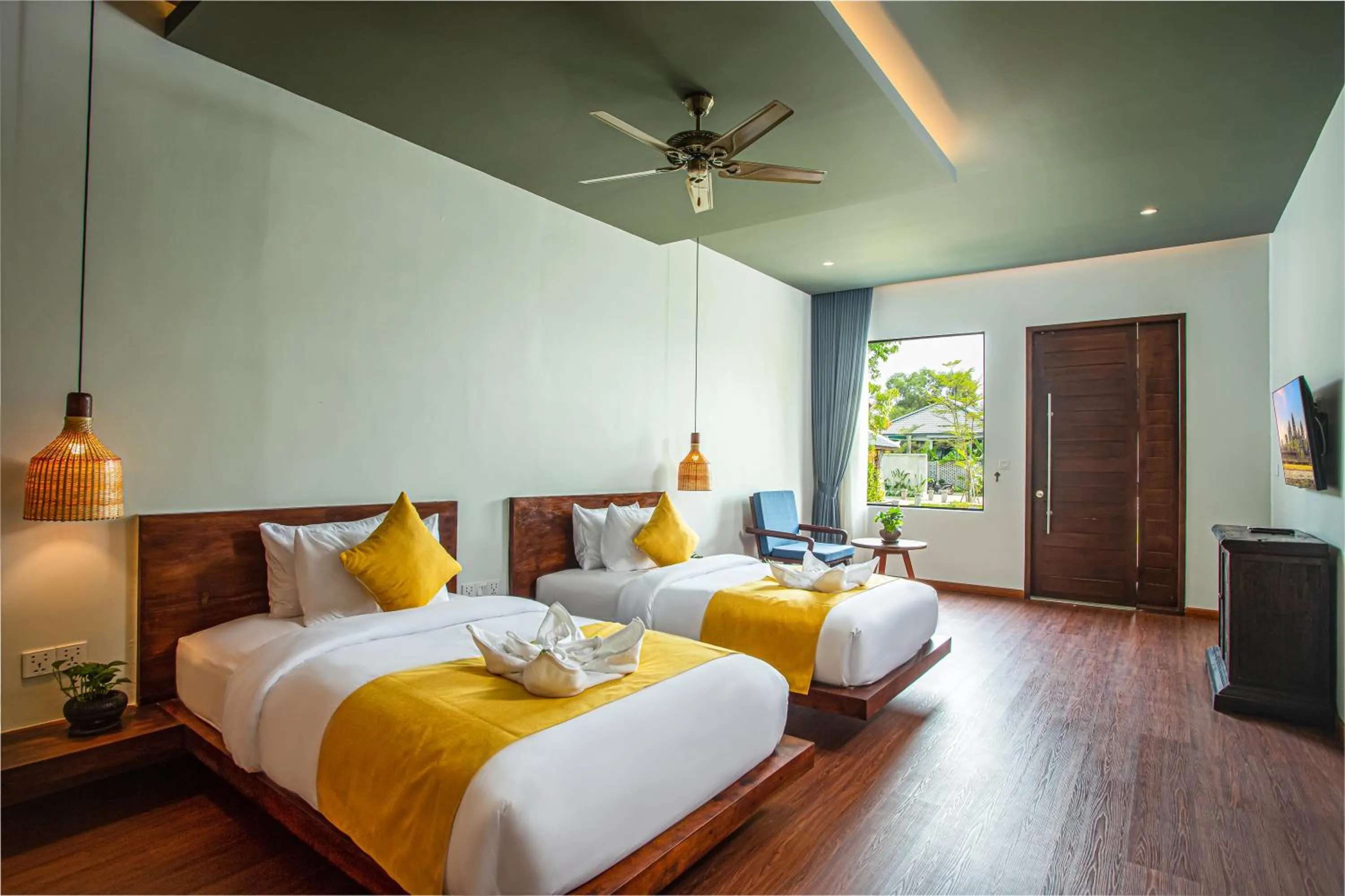 Bedroom, Bed in Le Chanthou Boutique