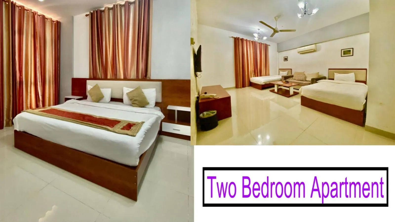 Bed in Wanasa Inn Apartments