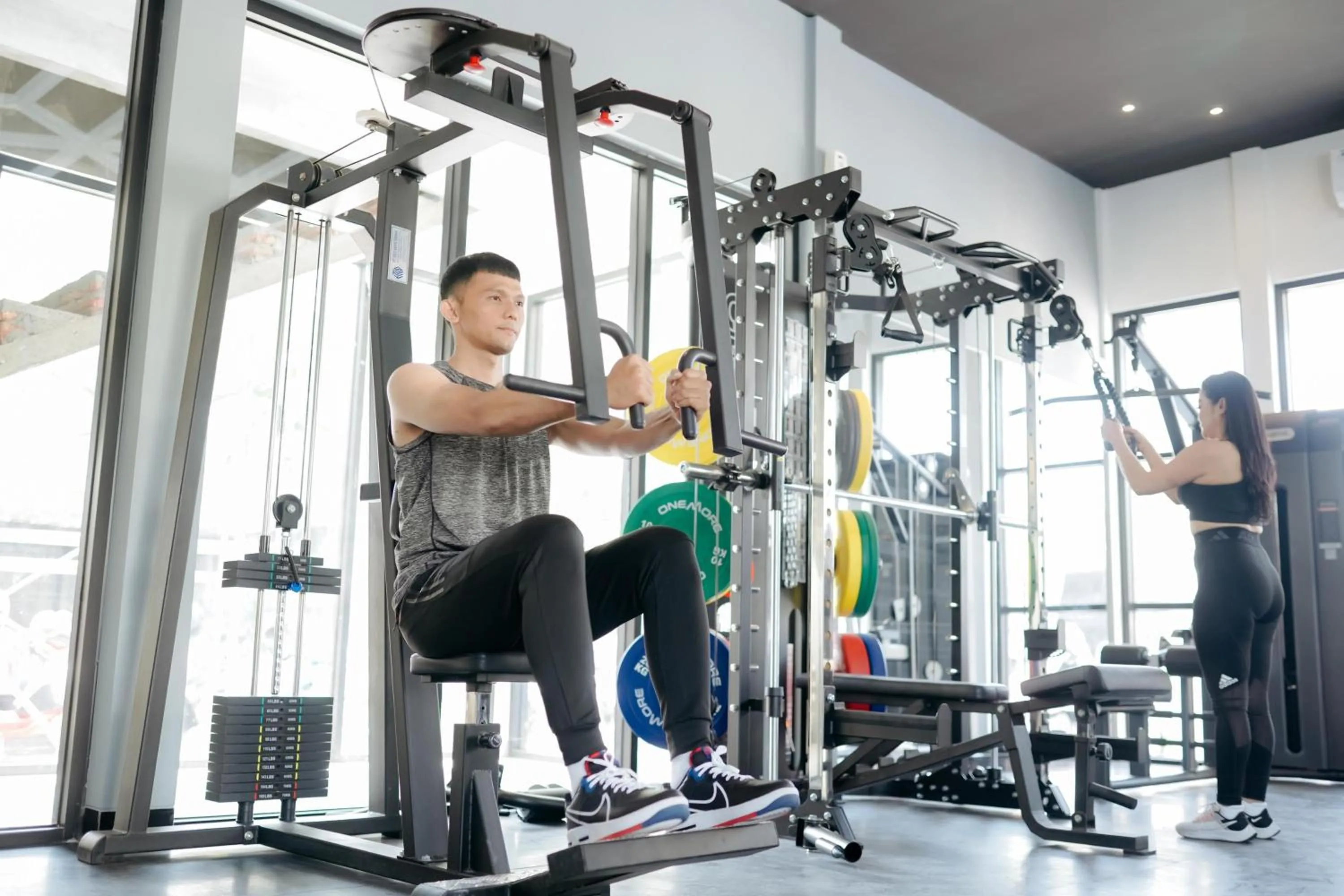 Fitness centre/facilities in Front One Hotel Purwodadi