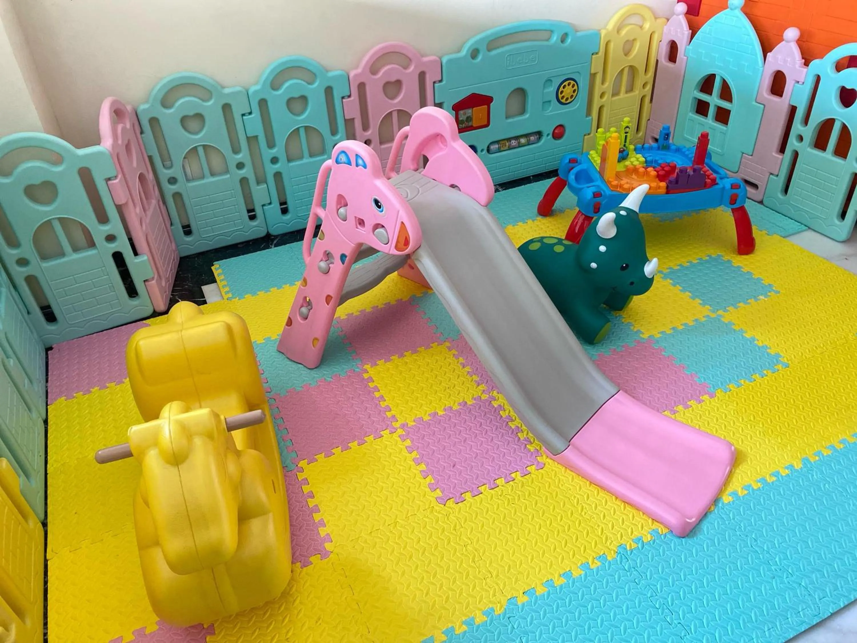 Children play ground in Front One Hotel Purwodadi