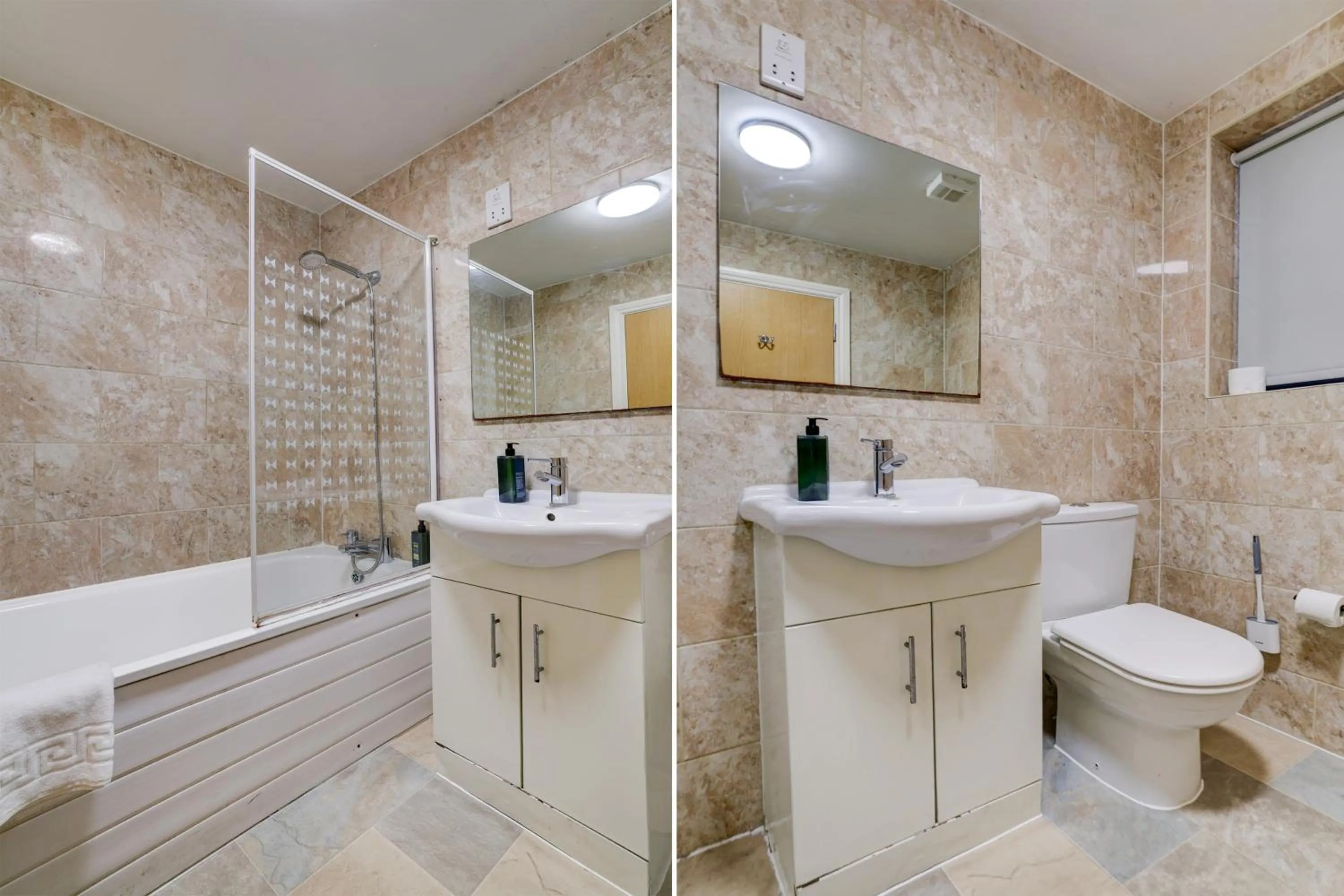 Bathroom in Belvilla Ilford Hill Hotel London