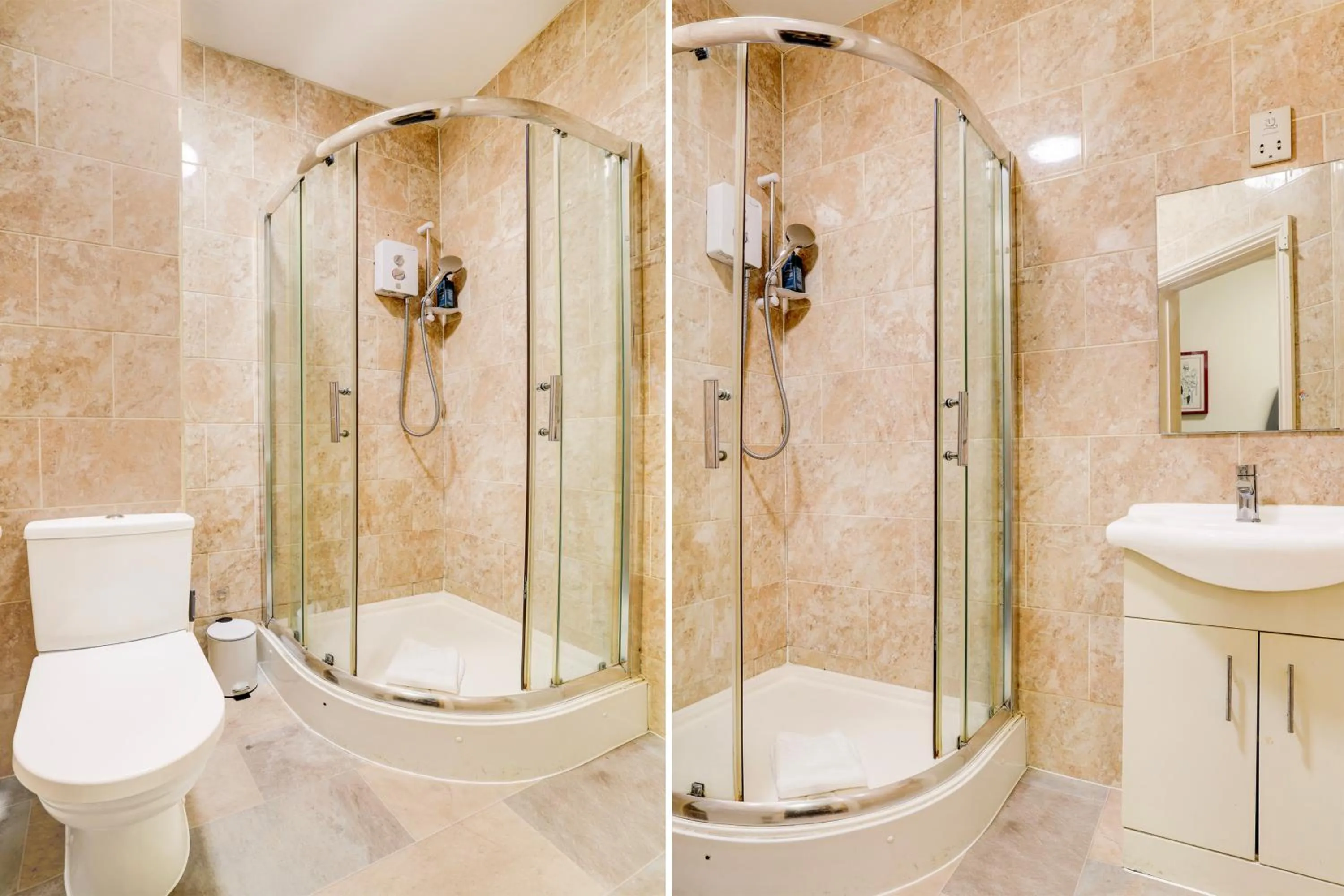 Bathroom in Belvilla Ilford Hill Hotel London