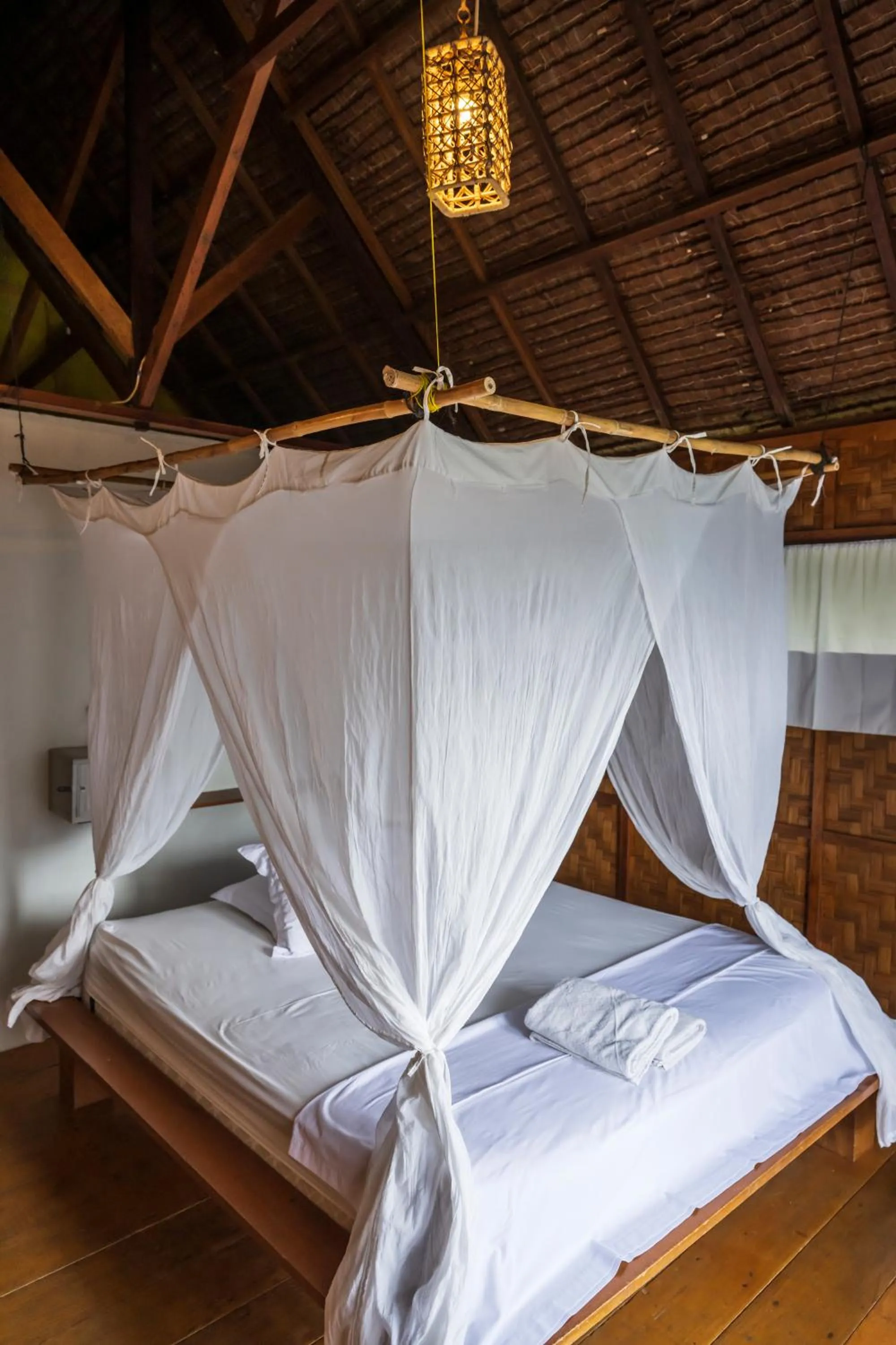 Bed in Casa Nemo Beach Resort & Spa