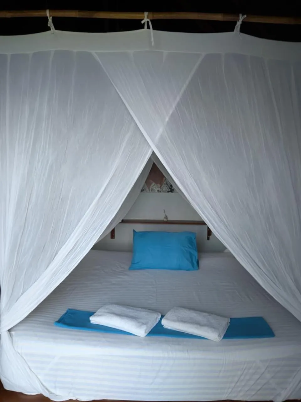 Bed in Casa Nemo Beach Resort & Spa