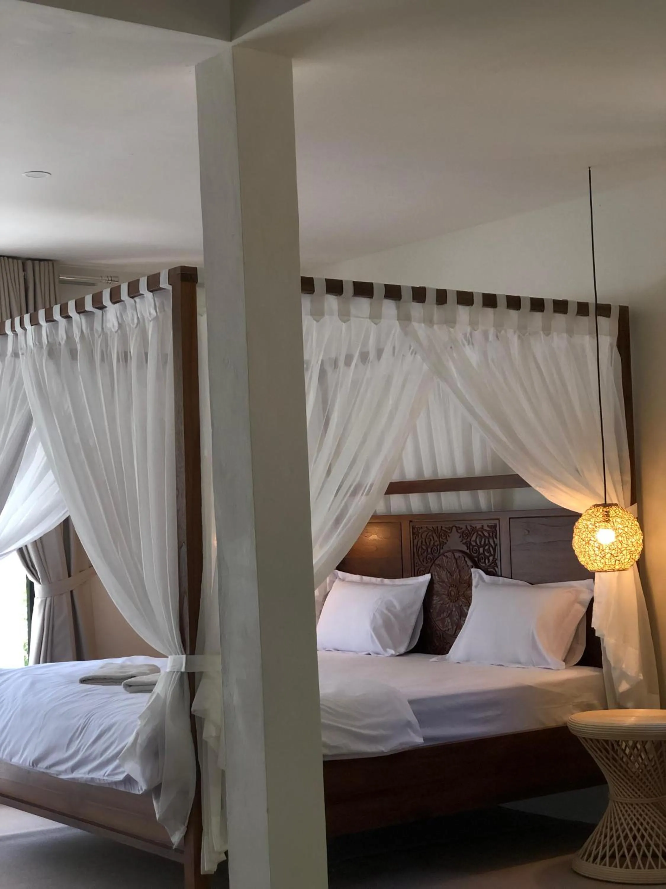 Bed in Casa Nemo Beach Resort & Spa