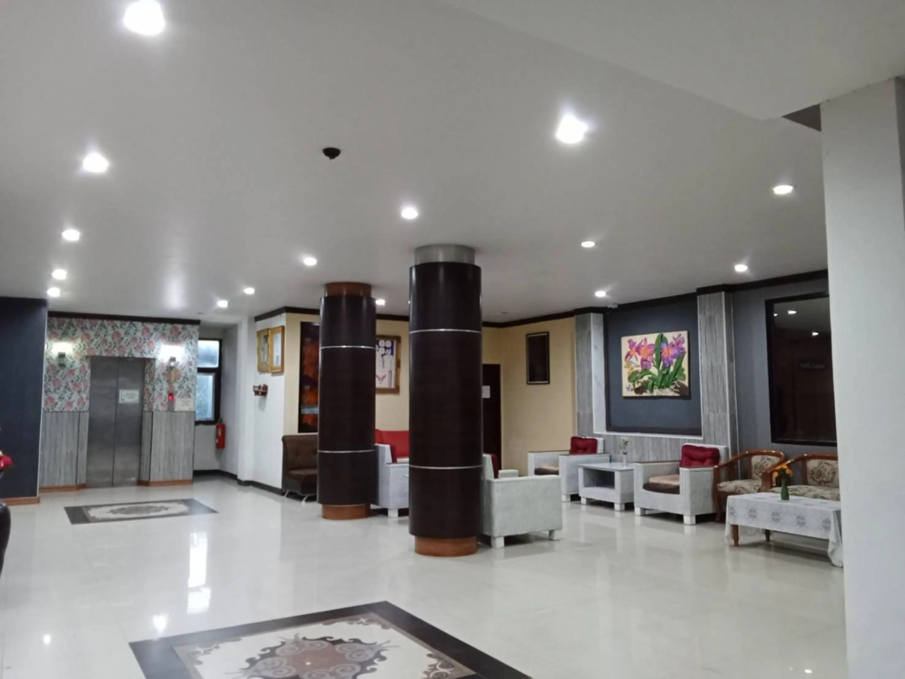 Lobby or reception in PS Hotel Saraburi