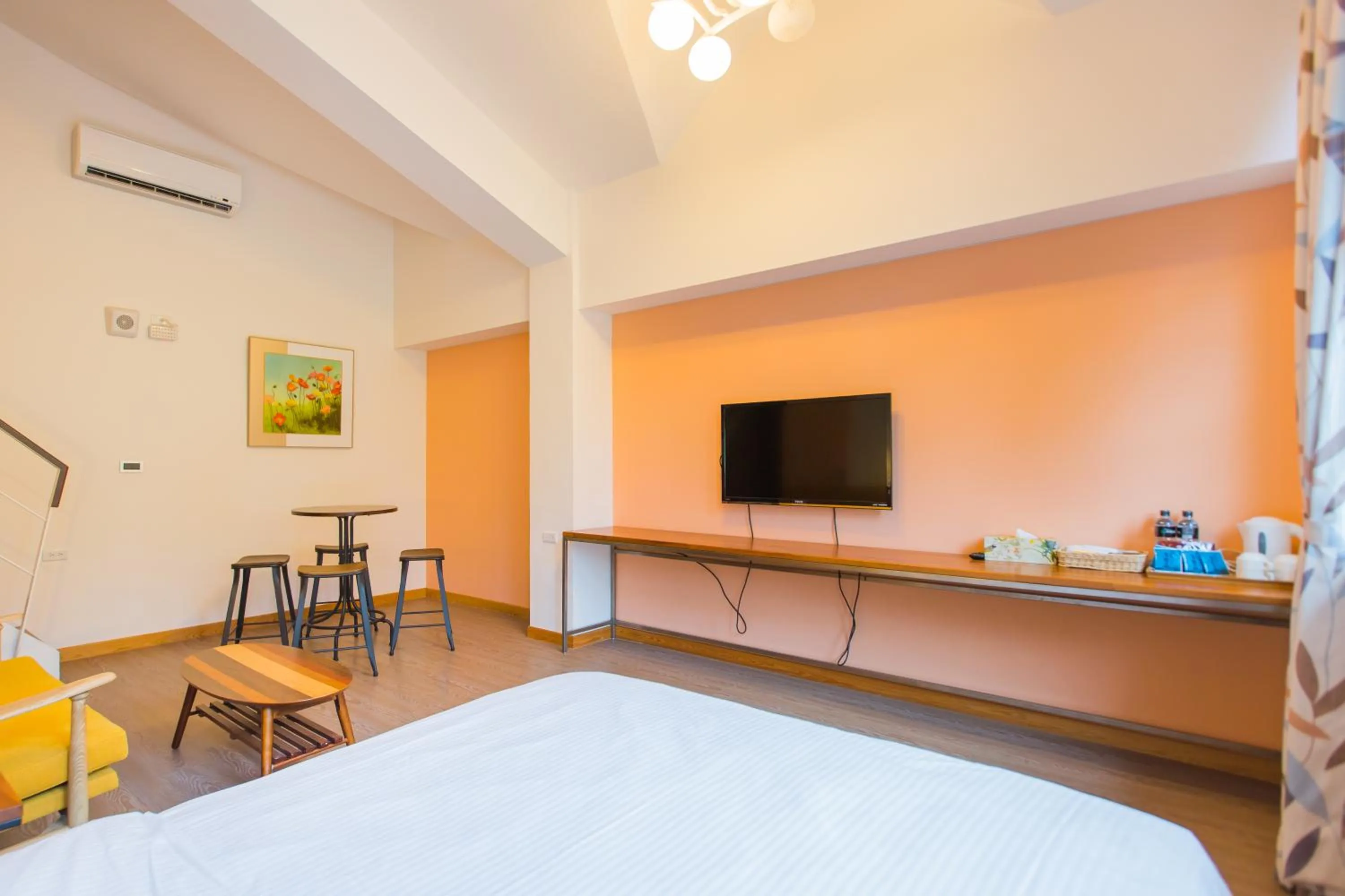 TV and multimedia, Bed in 山禾居 道 Villa