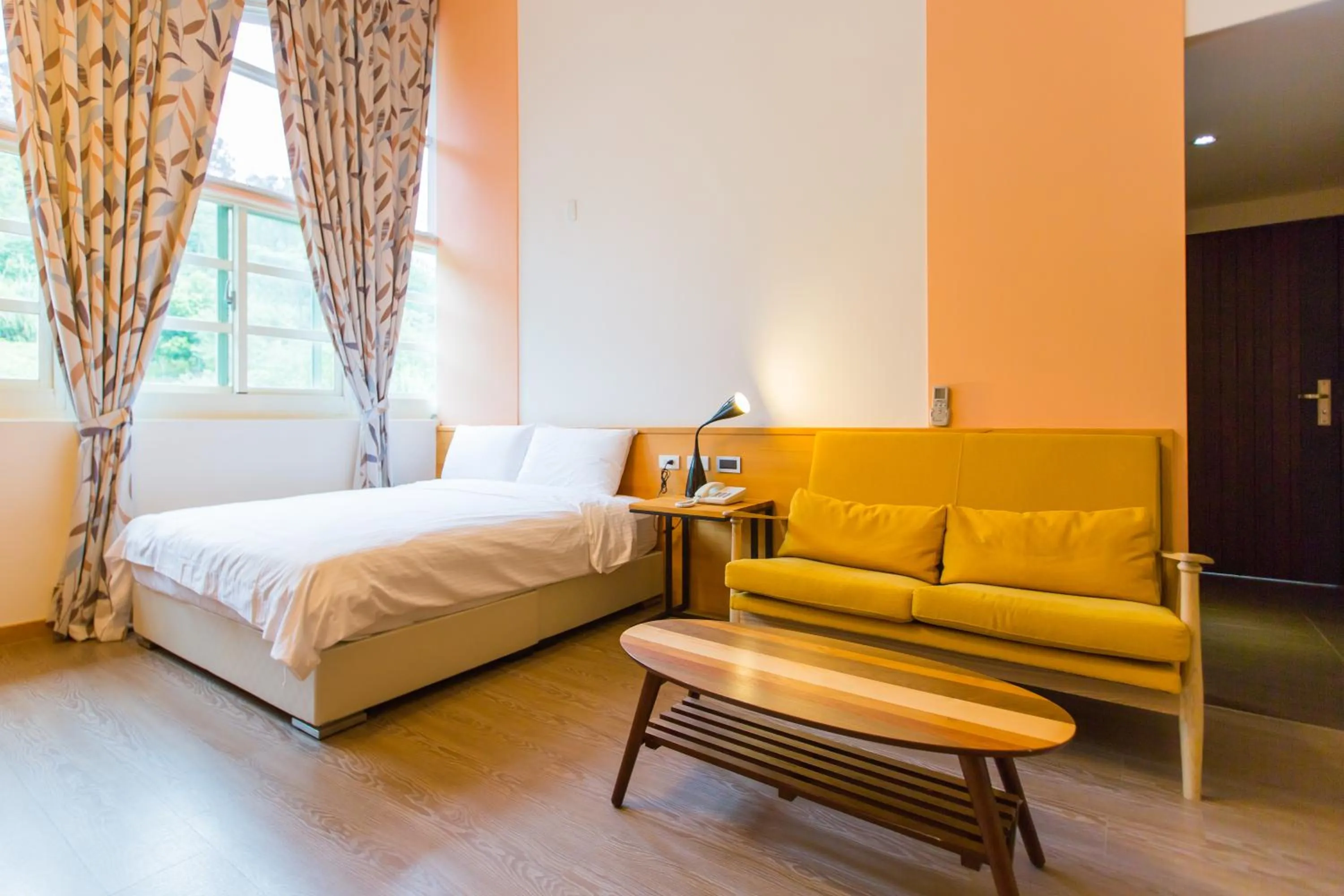 Living room, Bed in 山禾居 道 Villa