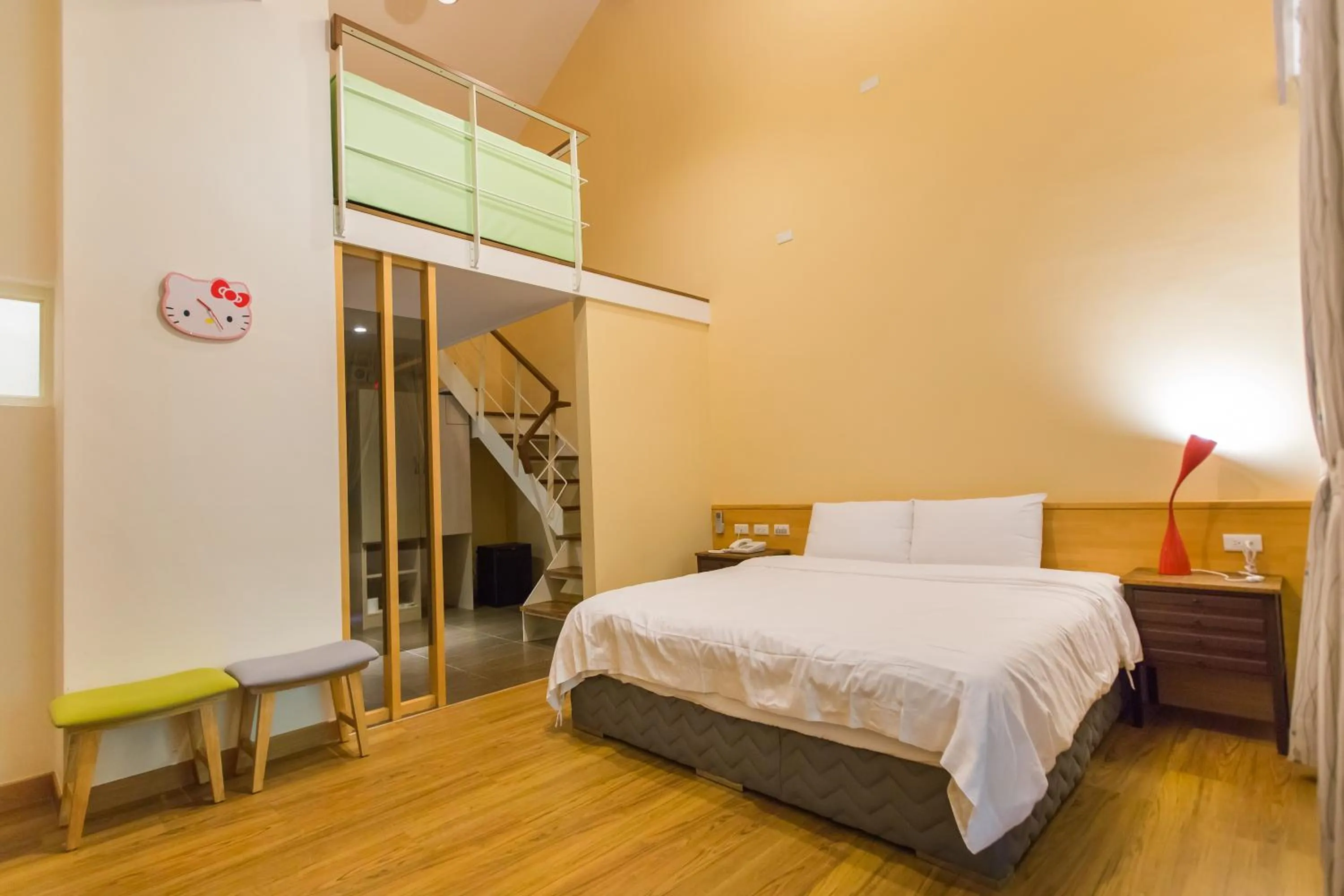 Bed in 山禾居 道 Villa