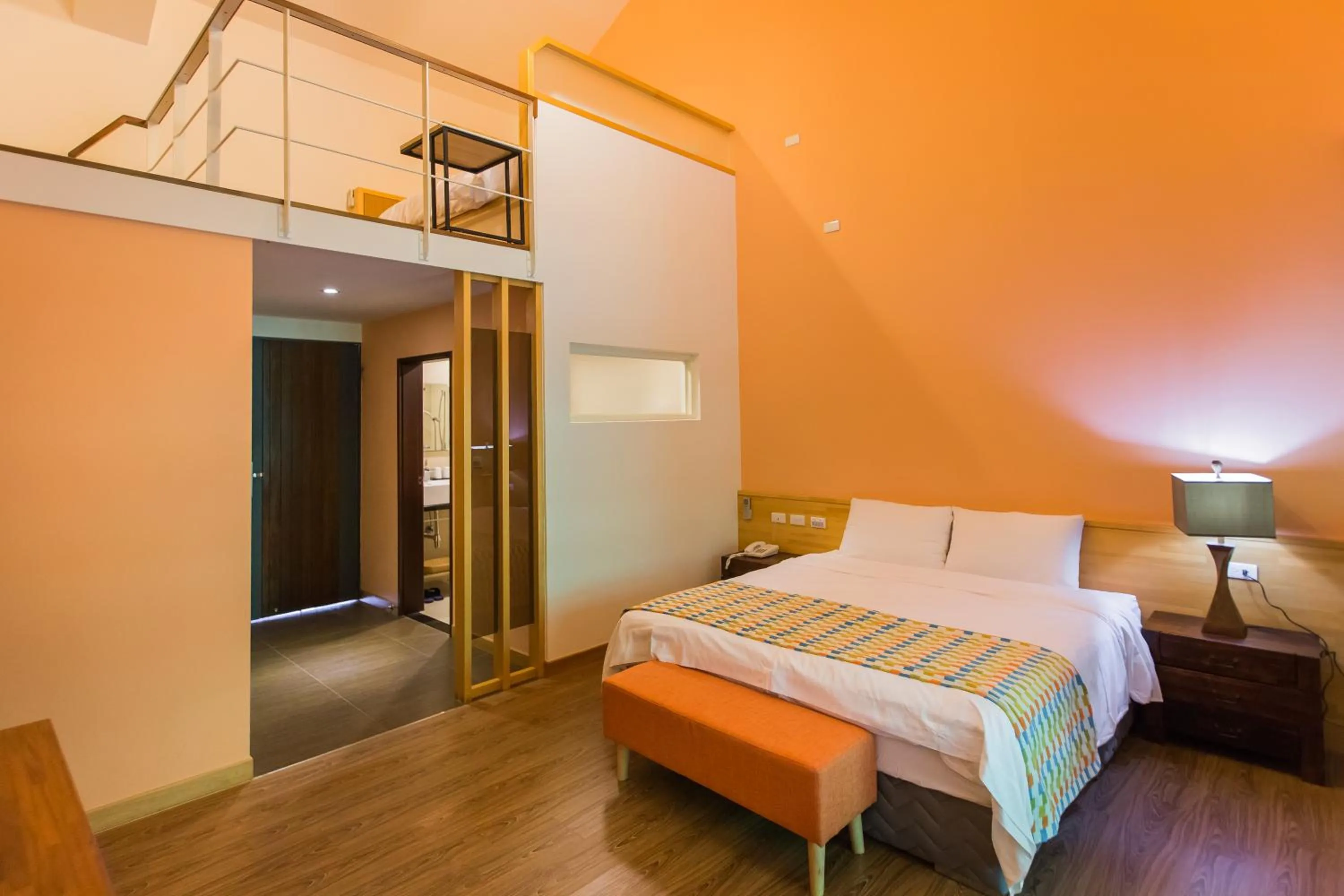 Bed in 山禾居 道 Villa