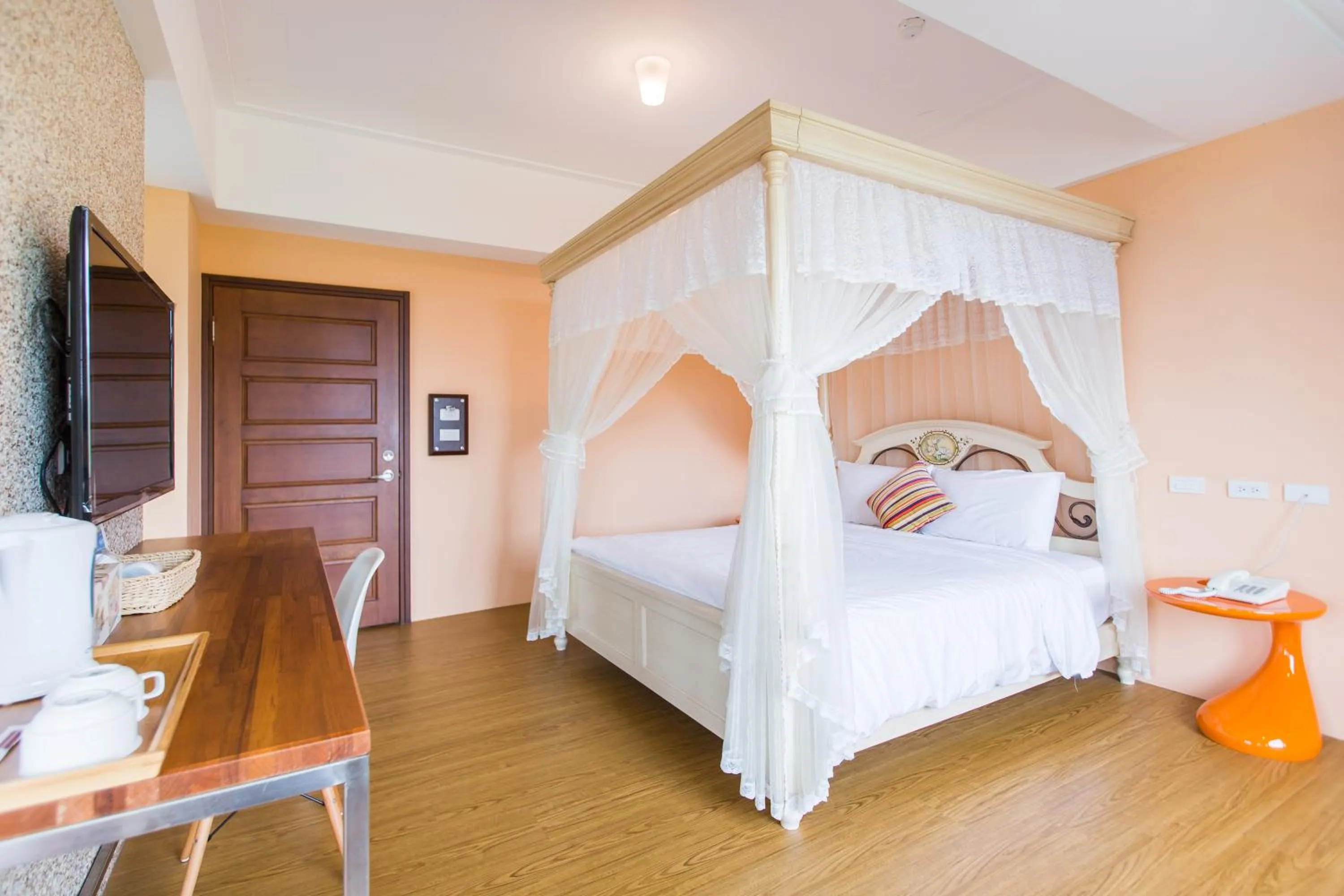 Bed in 山禾居 道 Villa