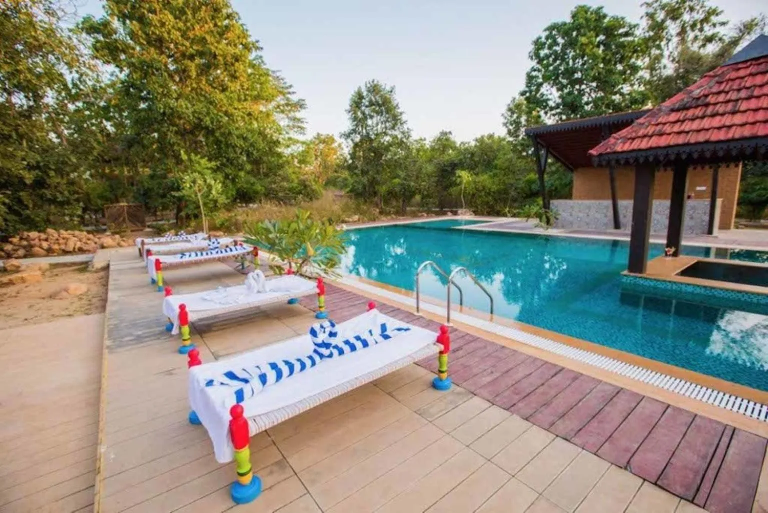 Swimming pool in Vannraj Resort And Spa