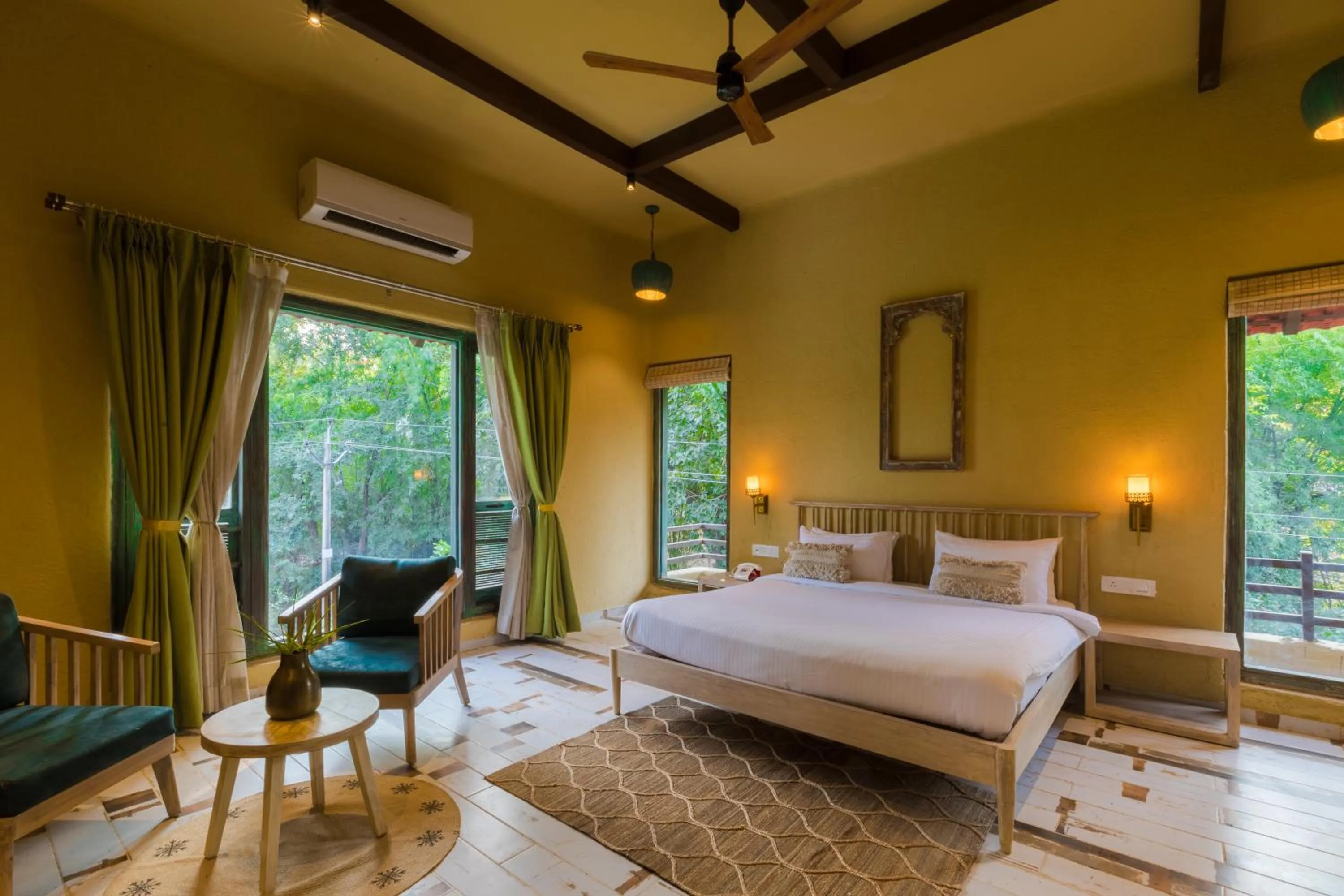 Photo of the whole room, Bed in Vannraj Resort And Spa