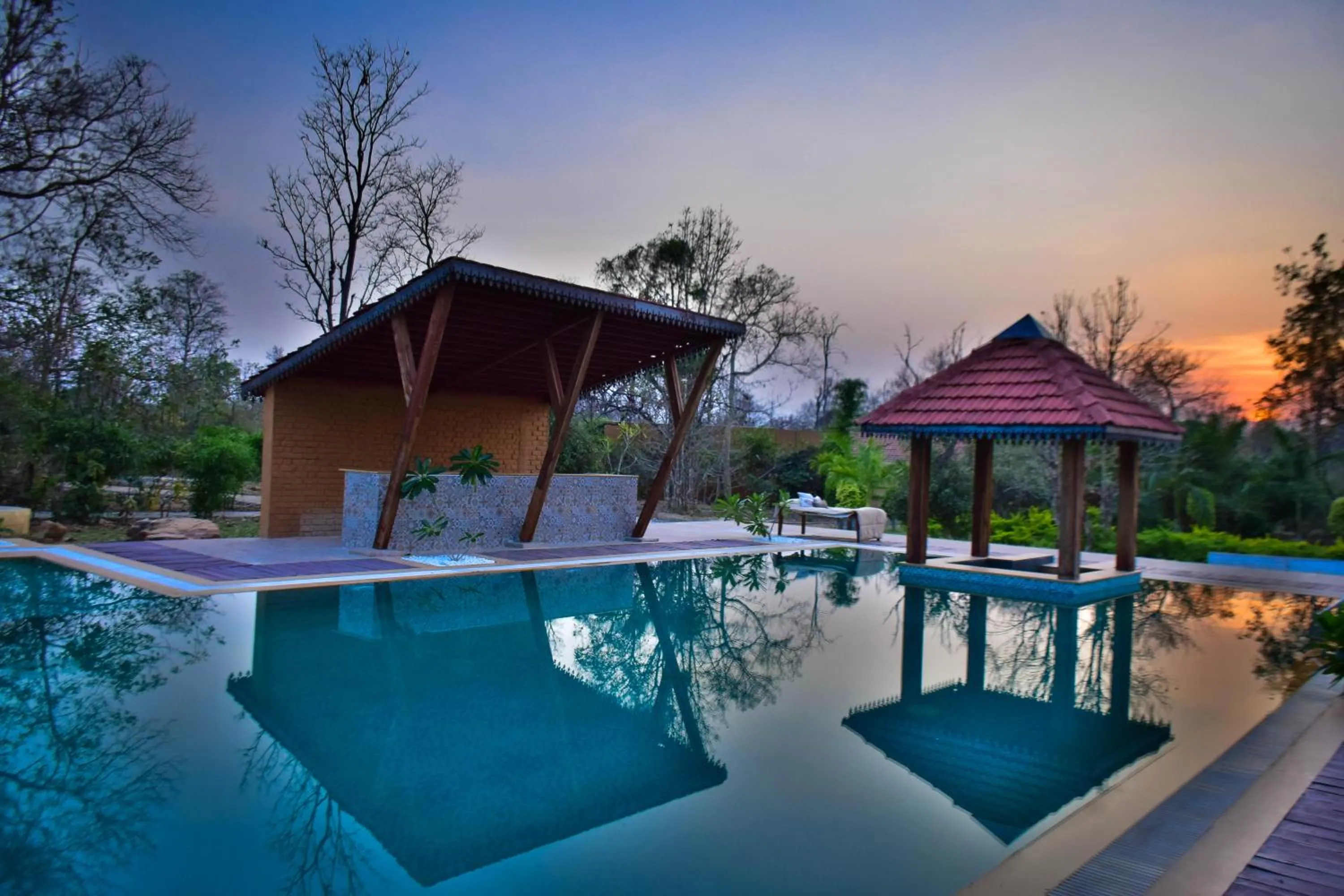 Swimming pool in Vannraj Resort And Spa