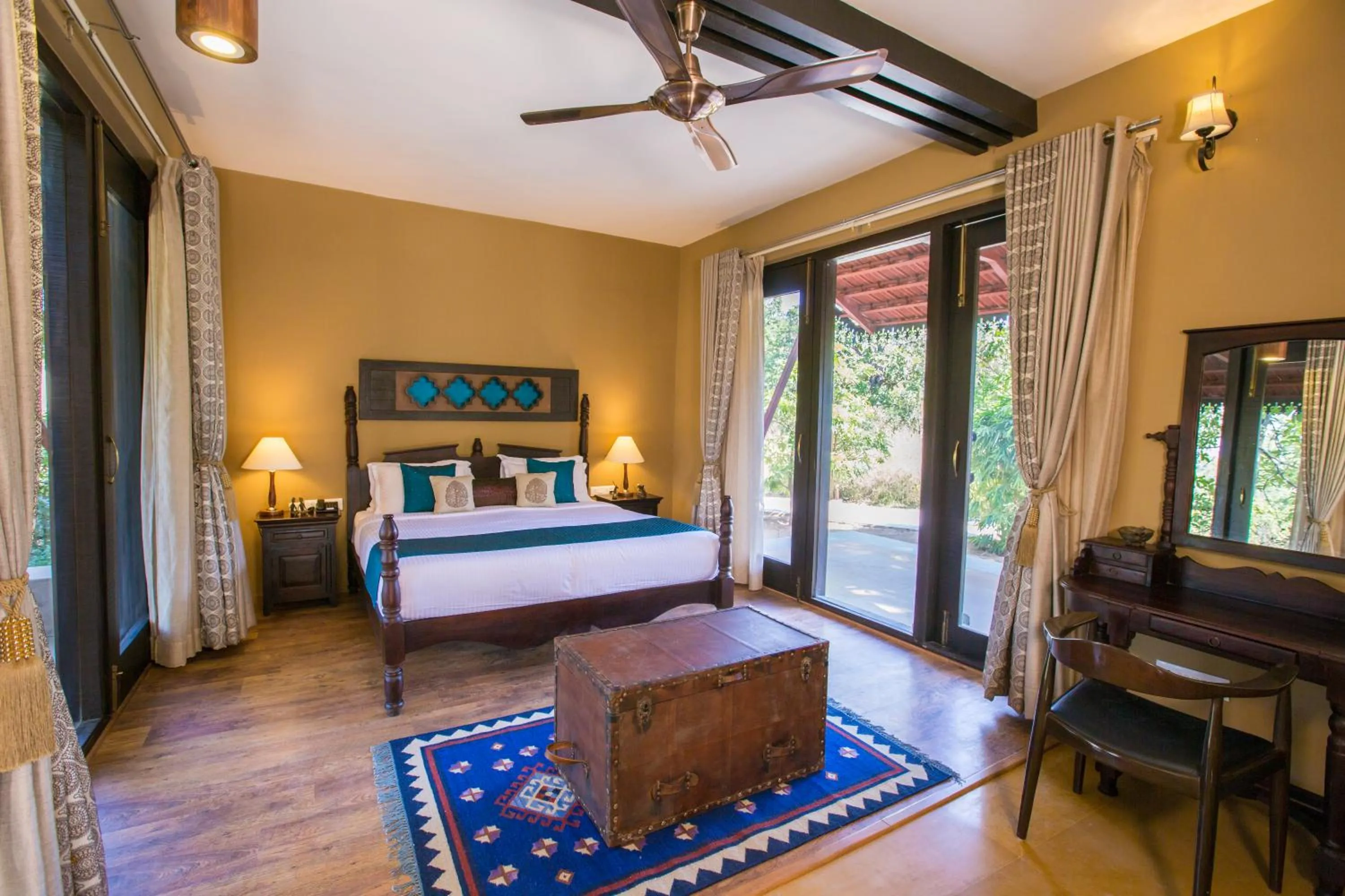 Photo of the whole room, Bed in Vannraj Resort And Spa