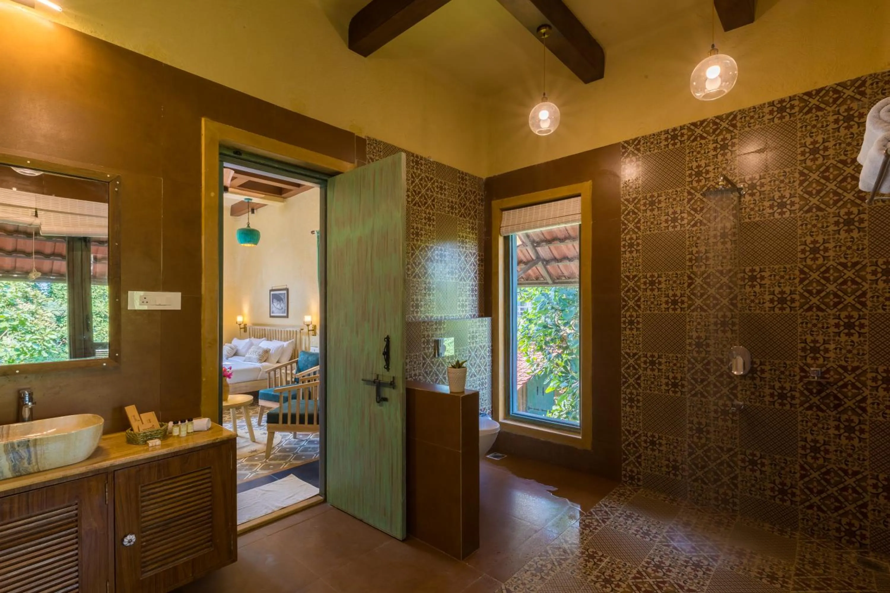 Bathroom in Vannraj Resort And Spa