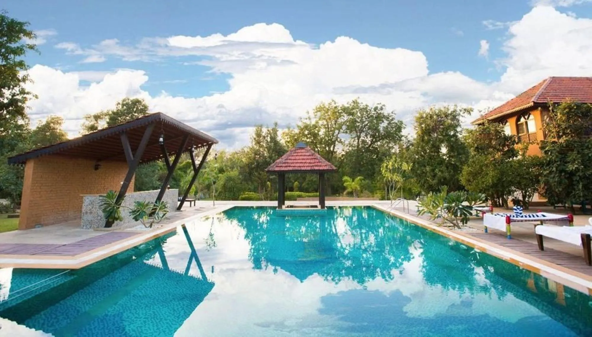 Swimming pool in Vannraj Resort And Spa