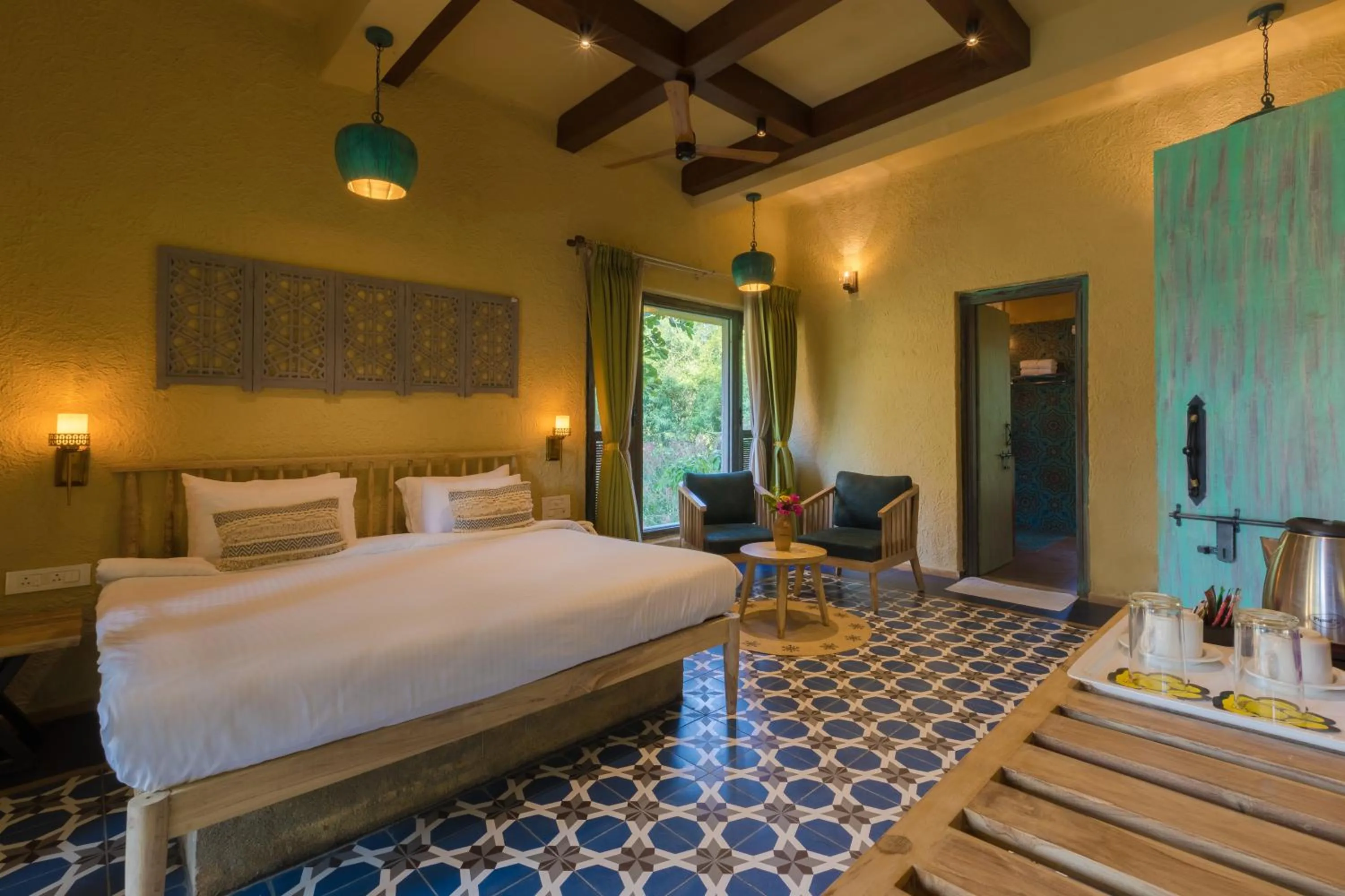 Photo of the whole room, Bed in Vannraj Resort And Spa