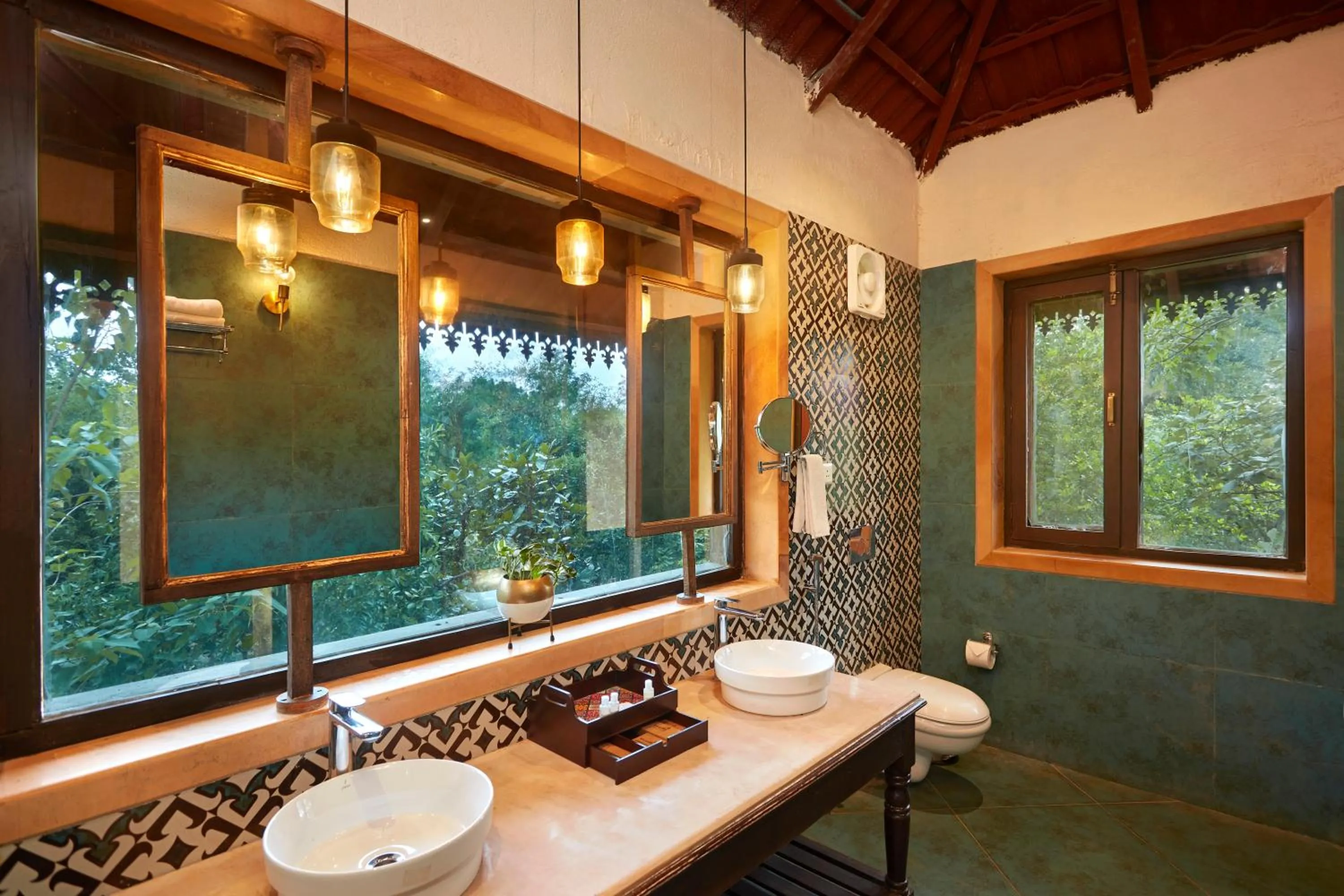 Bathroom in Vannraj Resort And Spa