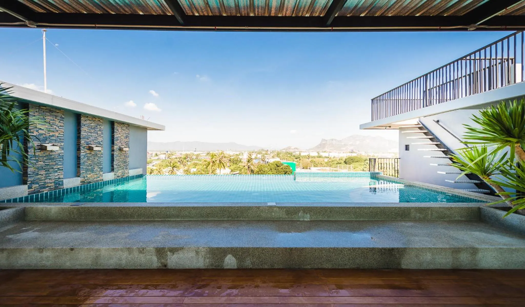 Swimming pool in C Cha-Am Hotel