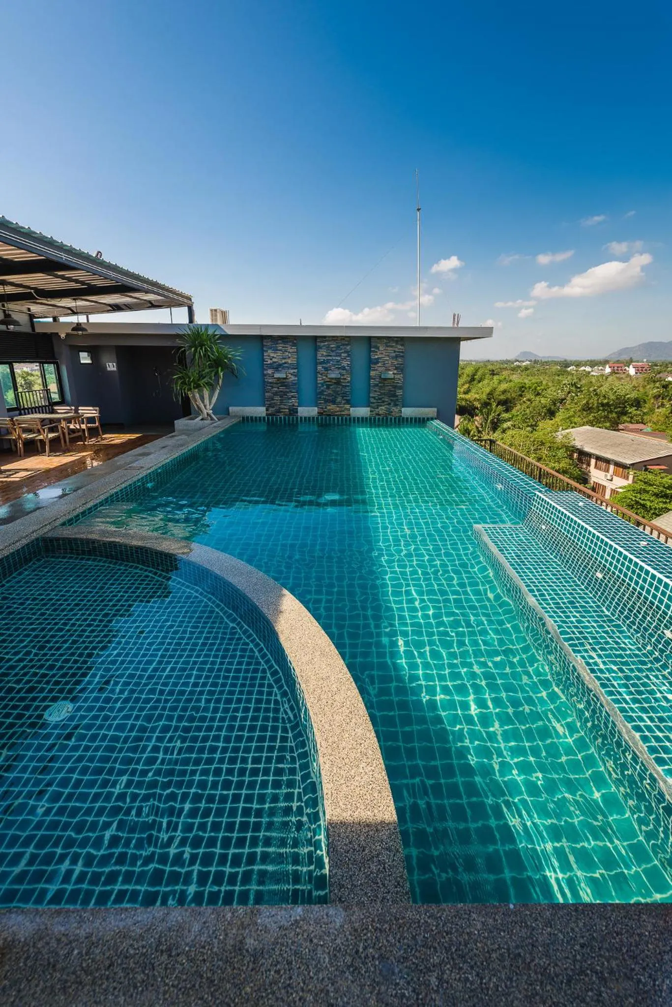 Swimming pool in C Cha-Am Hotel